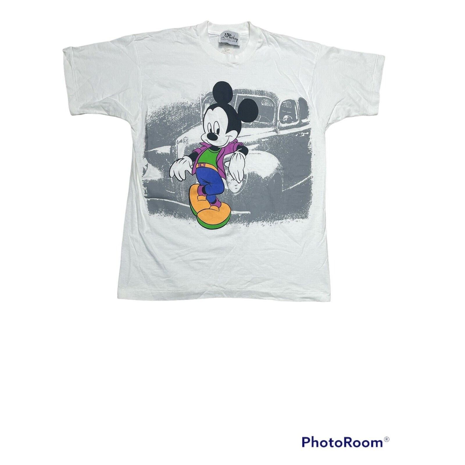 Vintage 80’s Mickey By Jerry Leigh Large All Over Graphic Car Size US XL / EU 56 / 4 - 1 Thumbnail