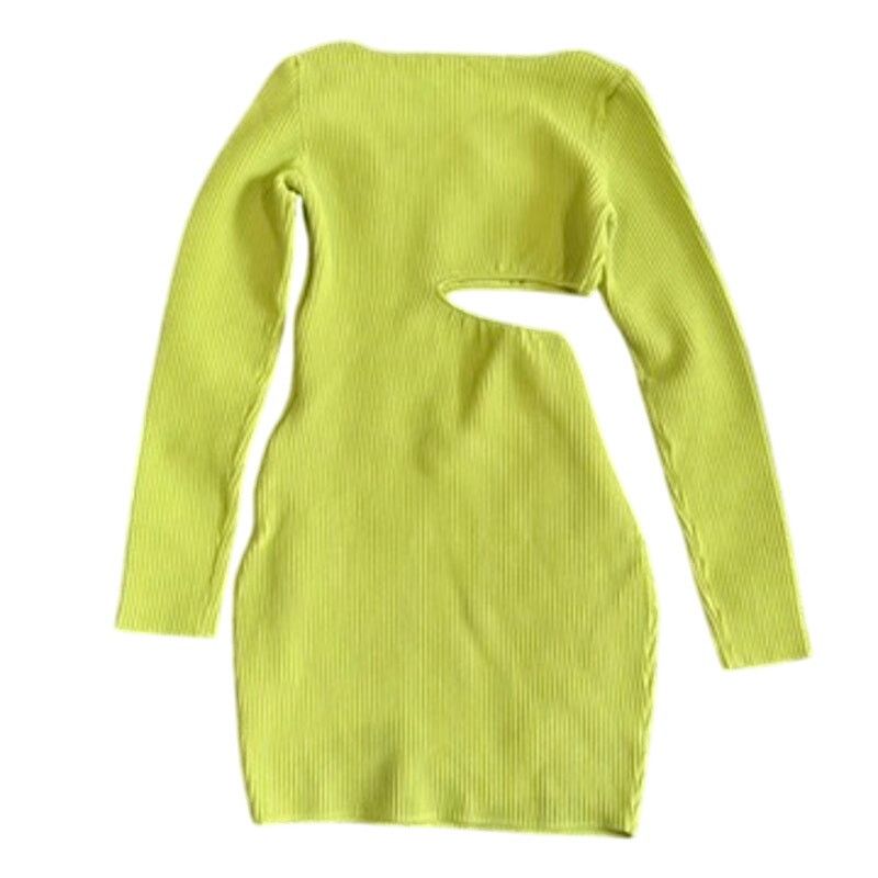 PRINCESS POLLY Princess Polly Giana Long Sleeve Mini Dress in Green, M/L Size L / US 10 / IT 46 - 5 Thumbnail