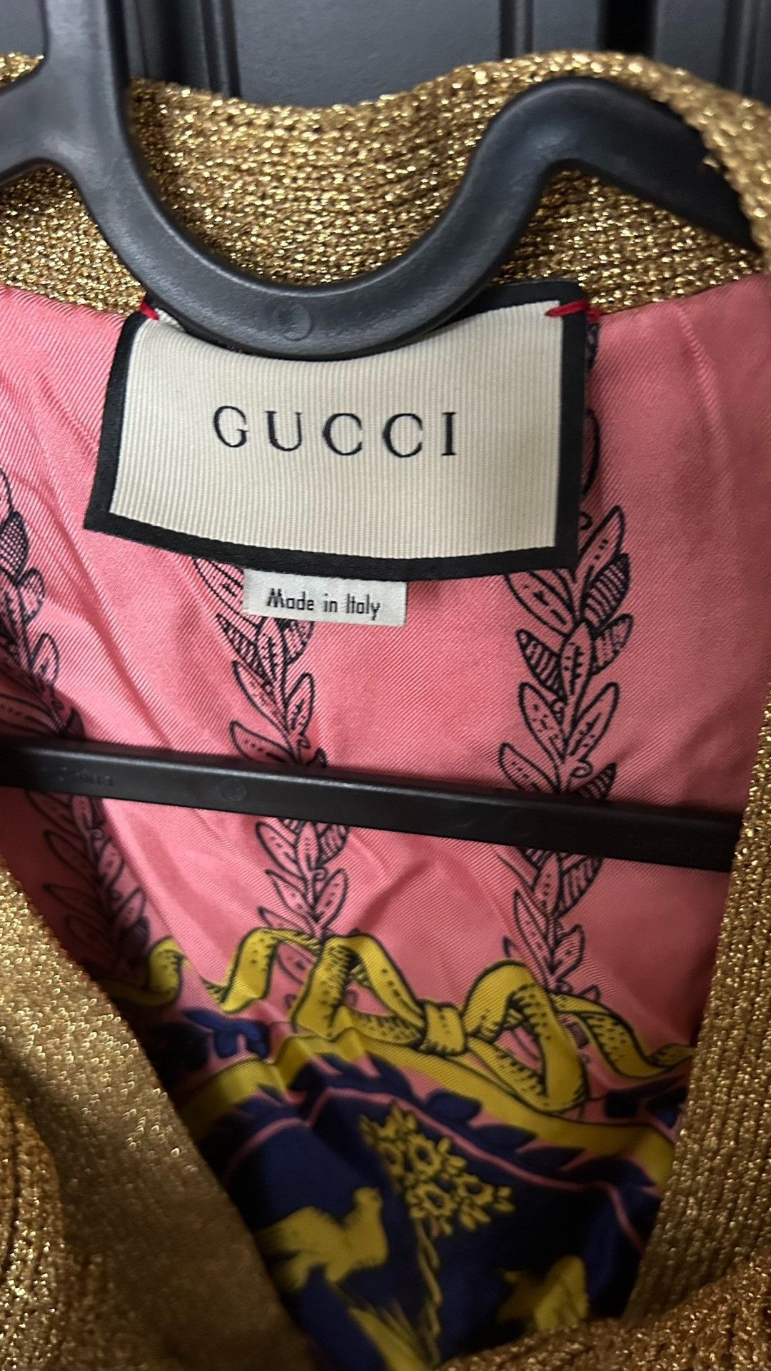 Gucci Gucci Gold silk floral thick sweater 2501-Nextarrow Size US S / EU 44-46 / 1 - 6 Thumbnail