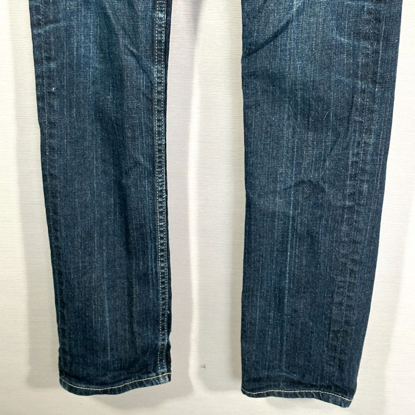 Levi's Levi's 511 Jeans Mens 32 X 35 Slim Fit Medium Wash Stretch Denim Pockets Leather Zip Pocket Size US 32 / EU 48 - 3 Thumbnail