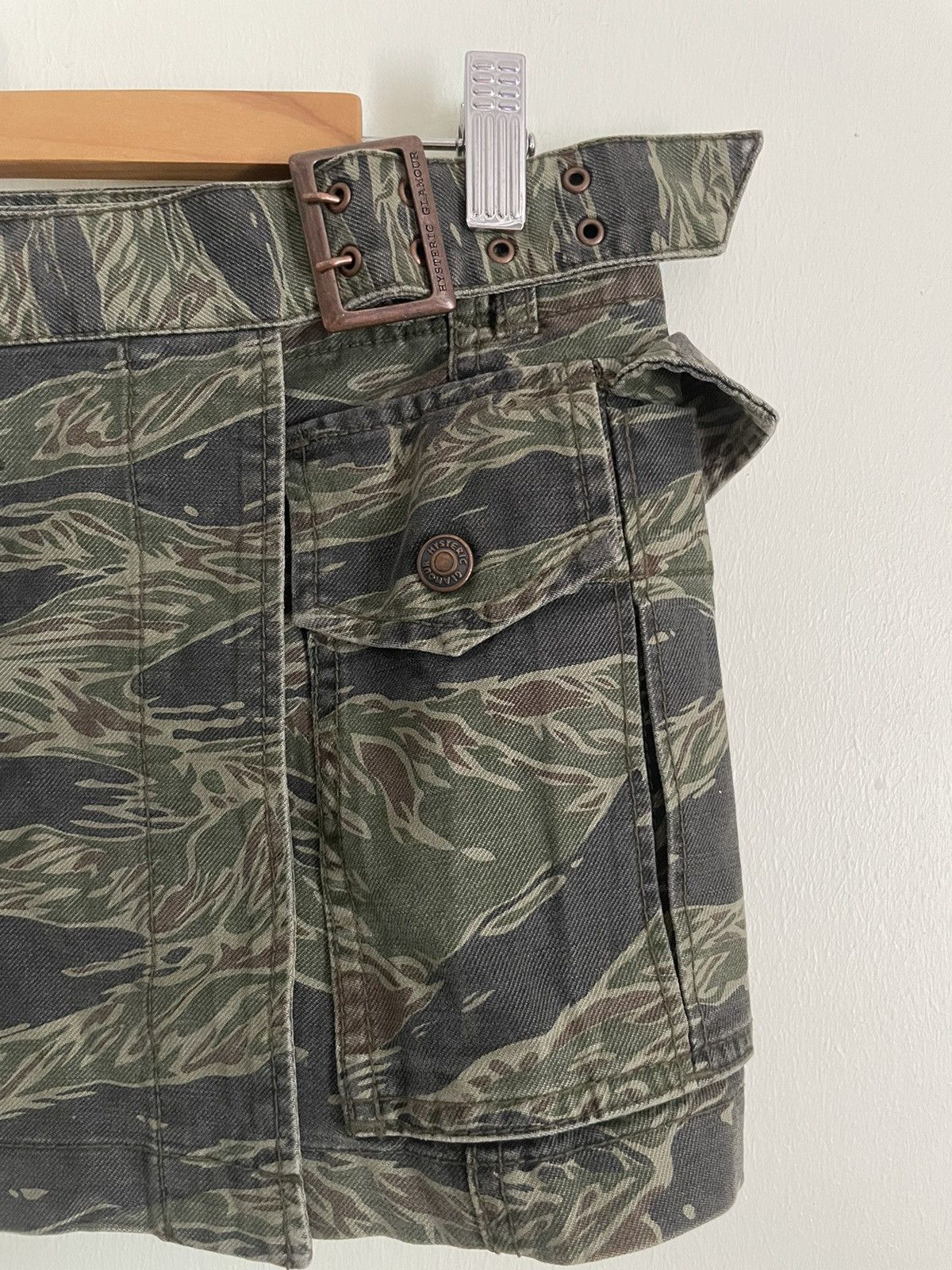 Hysteric Glamour × Japanese Brand × Vintage Hysteric glamour Wrap Pocketed Mini Skirt Size 29" - 4 Thumbnail