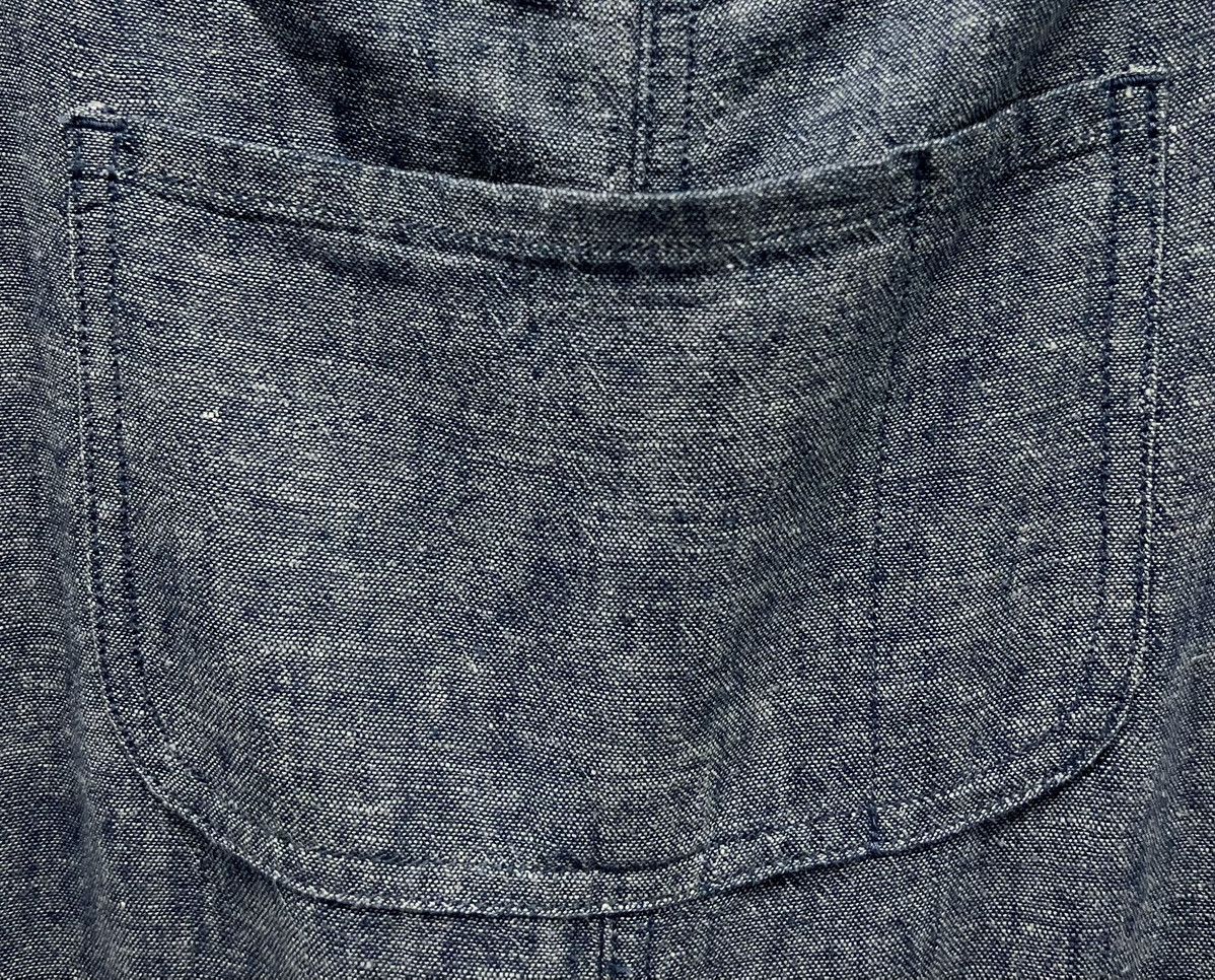 Vintage Lightweight Chambray Overalls – Linen Blend (Size L) Size US 35 - 5 Thumbnail