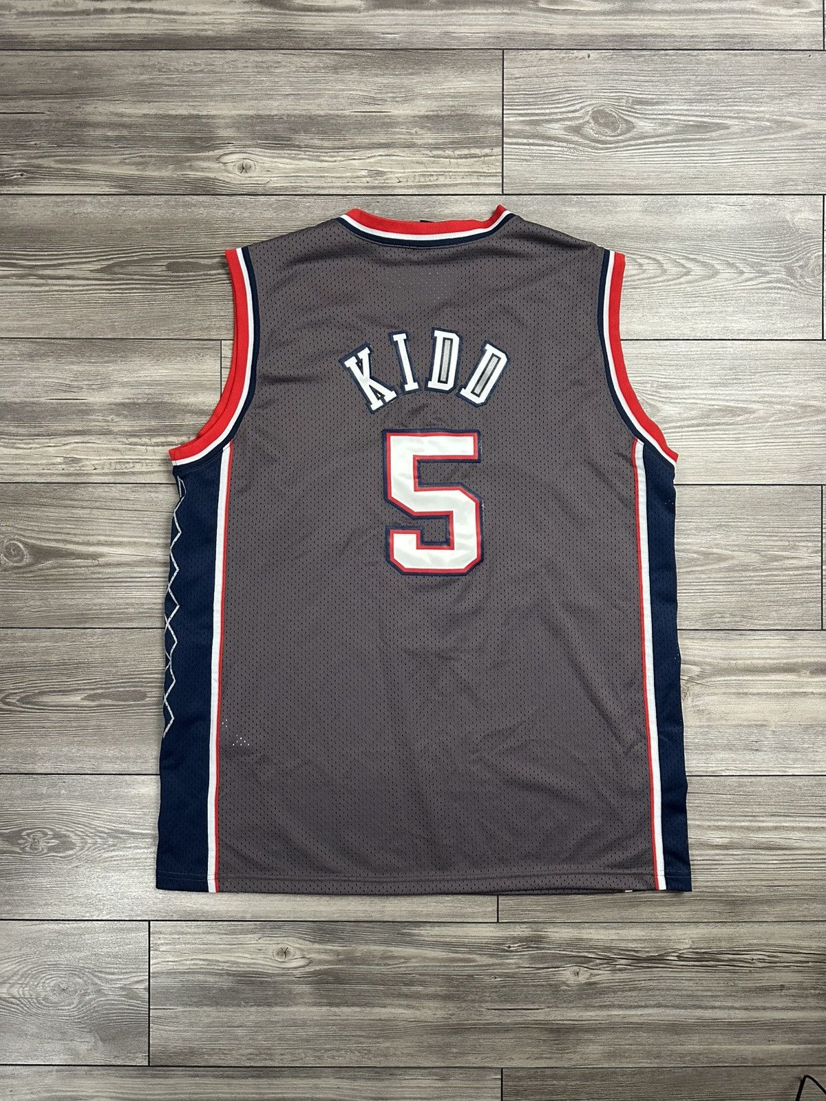 NBA Vintage New Jersey Nets Jason Kidd Nike Jersey Size US XXL / EU 58 / 5 - 2 Thumbnail