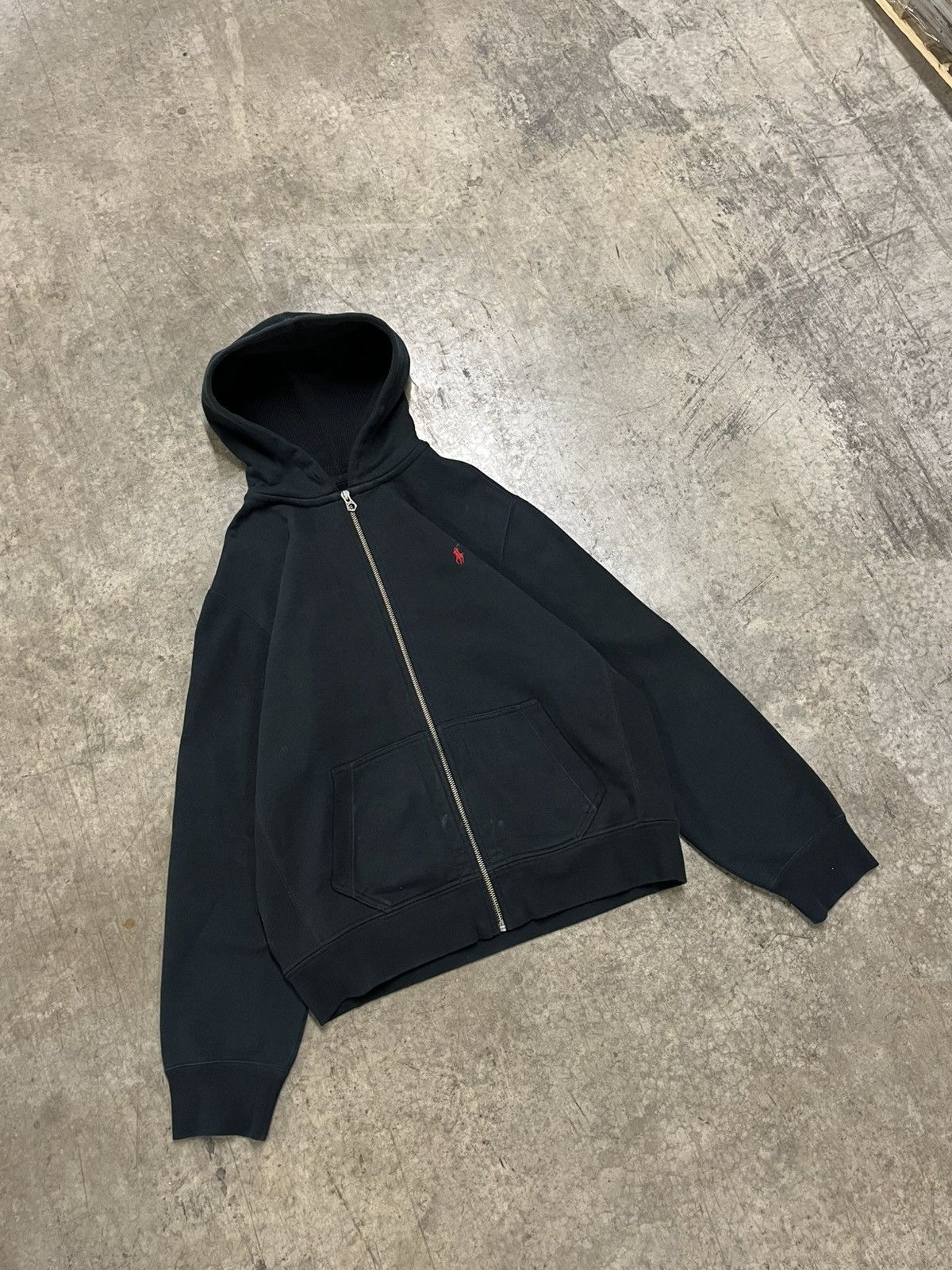 Polo Ralph Lauren × Vintage Polo Ralph Lauren vintage thermal lined zip up hoodie Size US XL / EU 56 / 4 - 1 Thumbnail