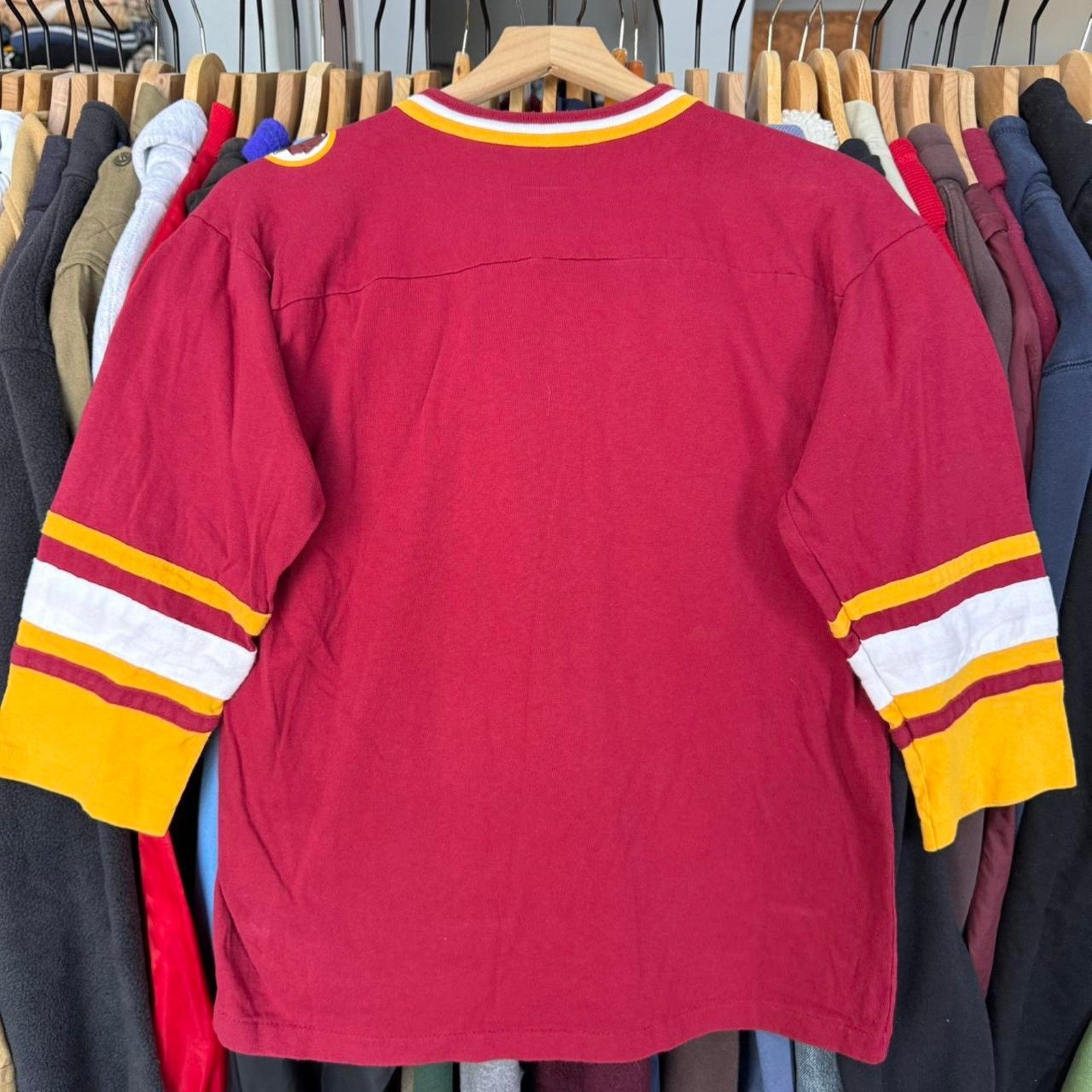 Other Vintage 90s Washington Football Team 3/4 Sleeve T-Shirt Boys Size US S / EU 44-46 / 1 - 6 Thumbnail
