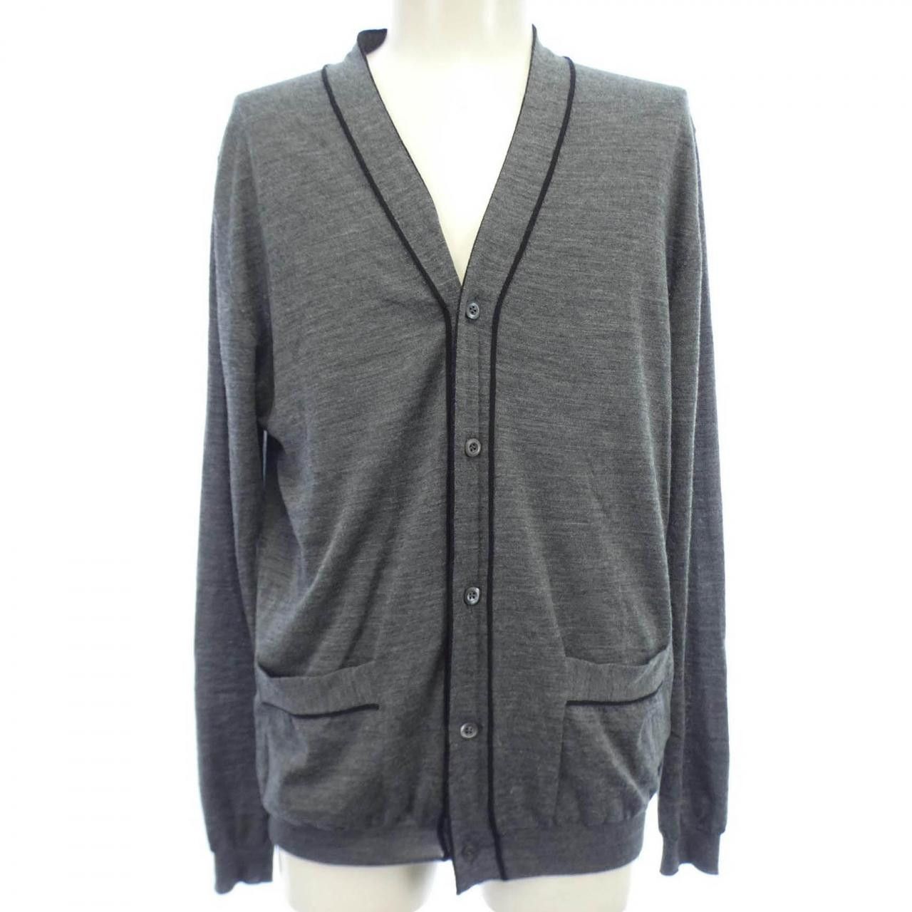 Prada Prada Prada UMG346 SOOO 15AG Wool Cardigan Others Tops UMG346 SOOO 15AG DUTY FREE for USA Size ONE SIZE - 1 Thumbnail