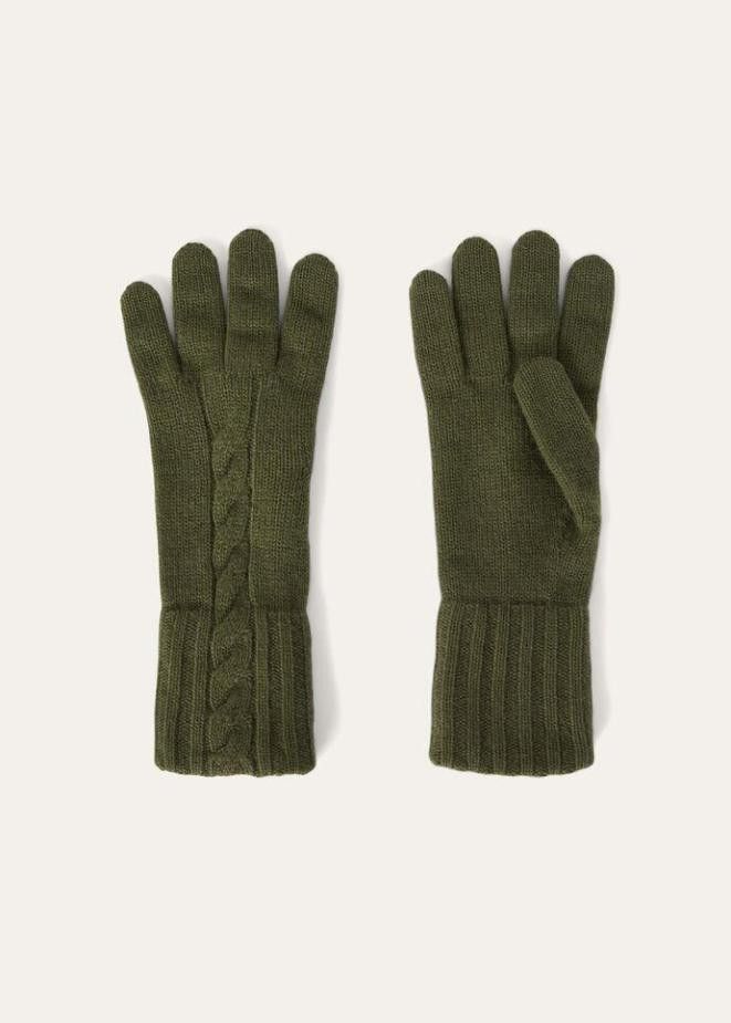 Loro Piana o1srvl11e1124 Size: OS / Courchevel Gloves in Green Size ONE SIZE - 1 Thumbnail
