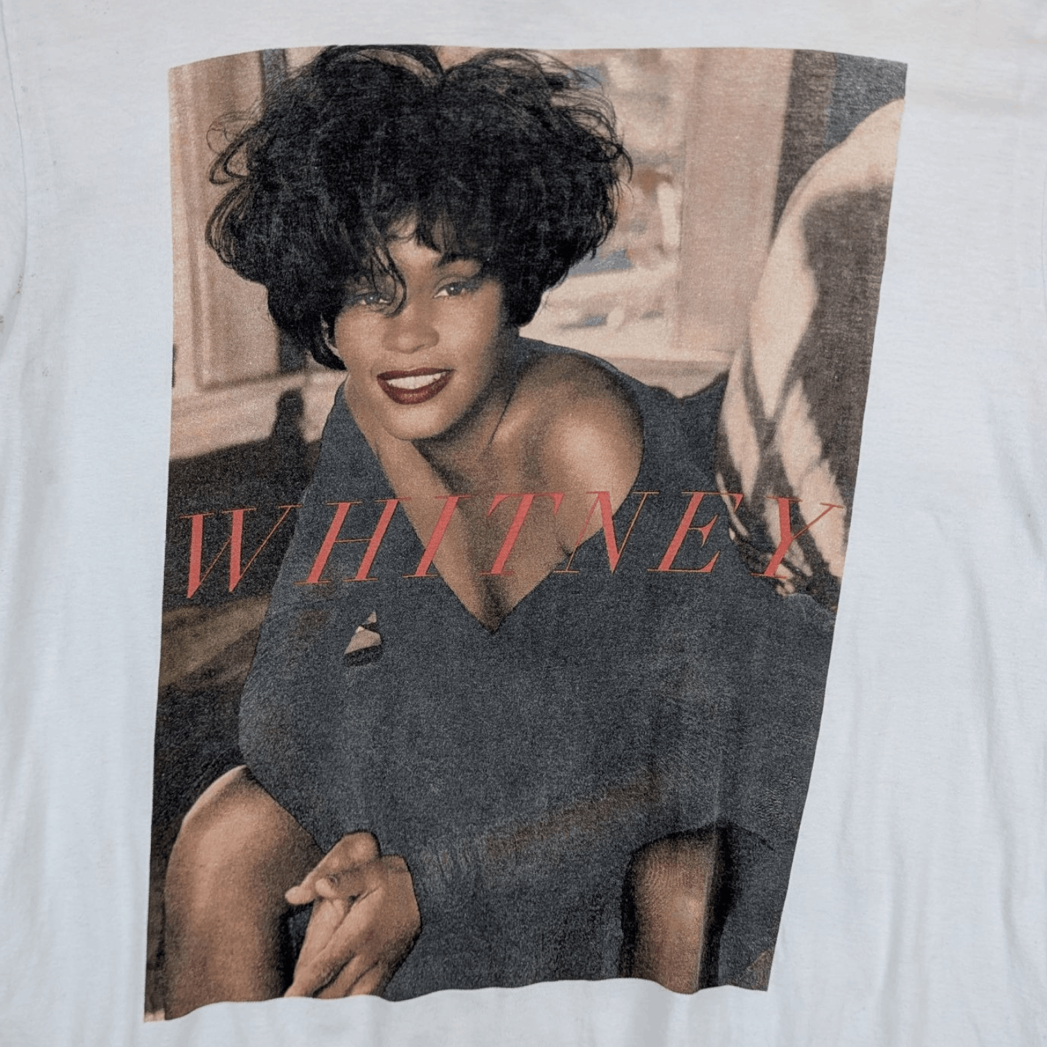 Rap Tees WHITNEY HOUSTON Singer T-Shirt Size US L / EU 52-54 / 3 - 4 Thumbnail