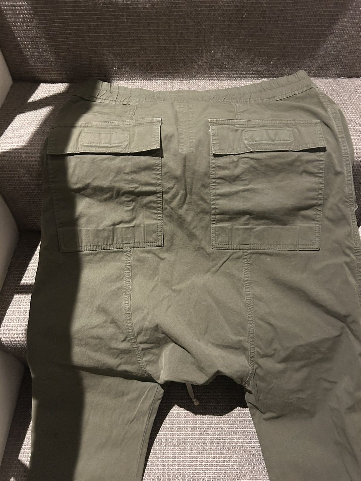 Rick Owens Drkshdw Rick Owens Army Green Cargo Pants Size US 32 / EU 48 - 5 Thumbnail