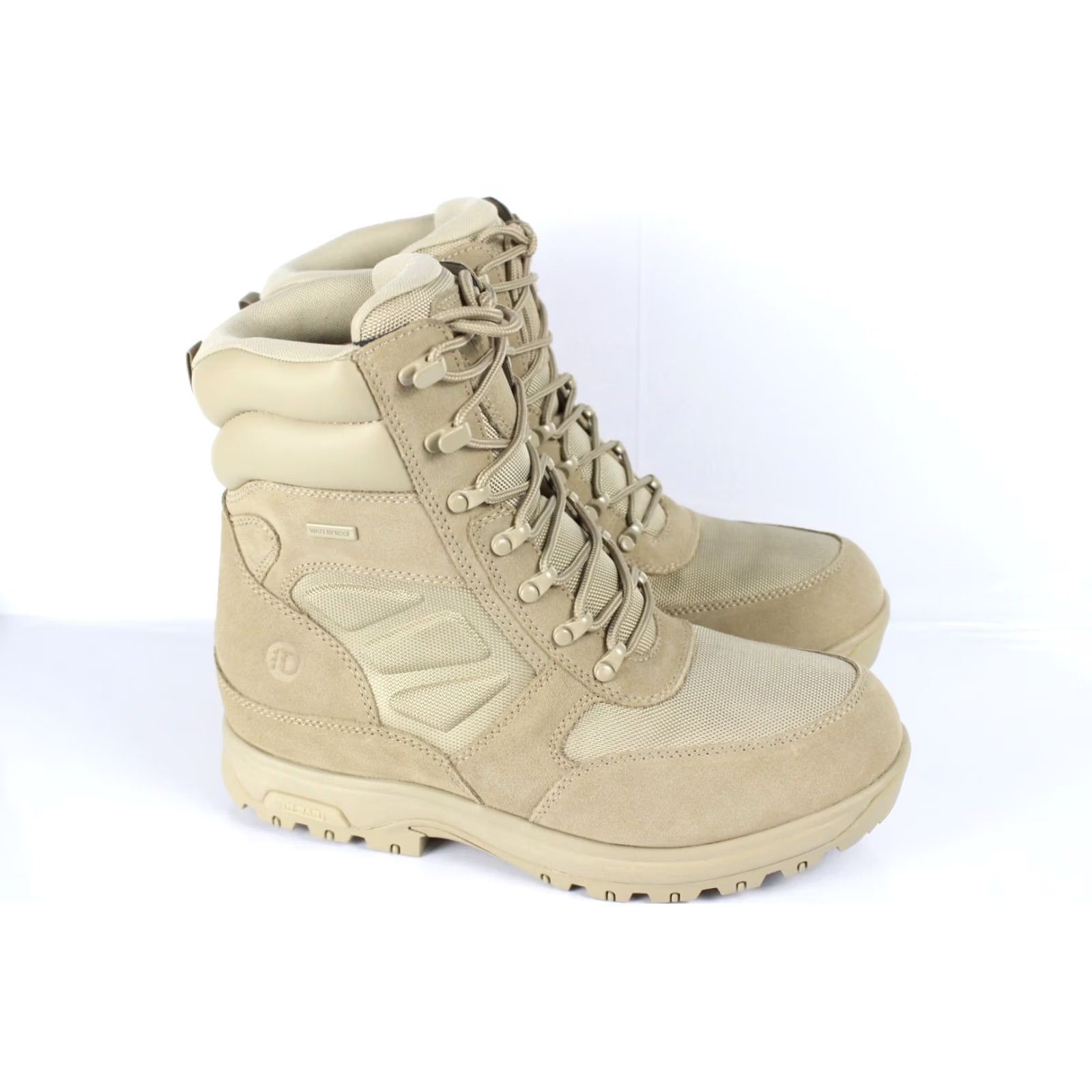 Vintage Dunham Men's Works 8 in Ubal Tactical Boots Waterproof 10 EE Sand Beige Size US 10 / EU 43 - 2 Thumbnail
