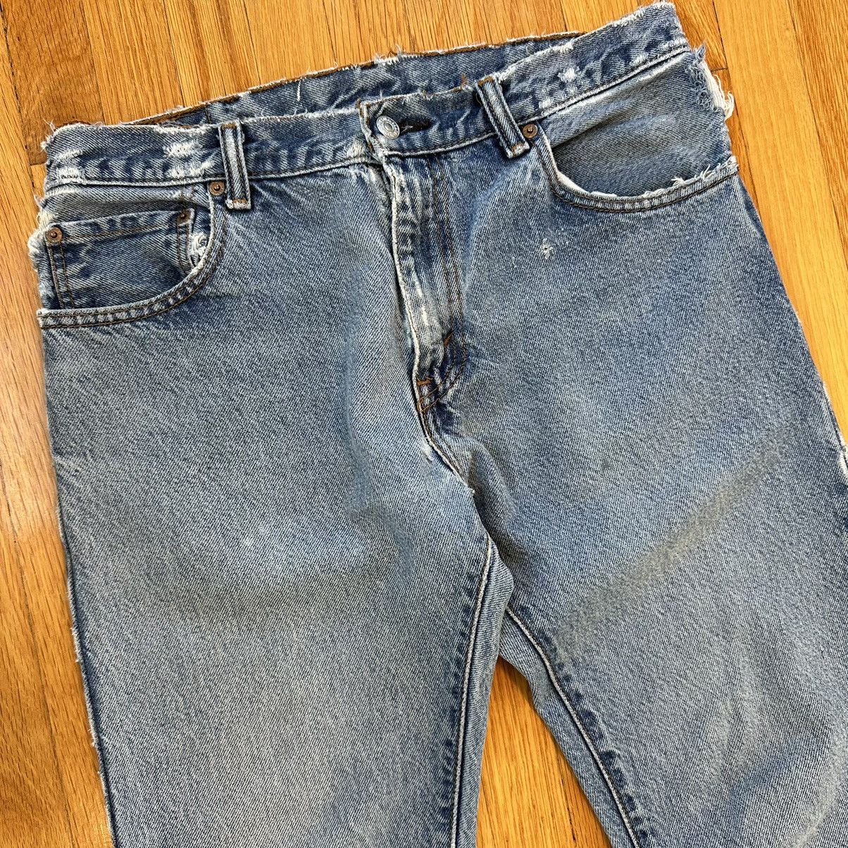 Levi's × Levi's Vintage Clothing × Vintage Levi’s 517 Destroyed Bootcut Jeans Size US 32 / EU 48 - 4 Thumbnail