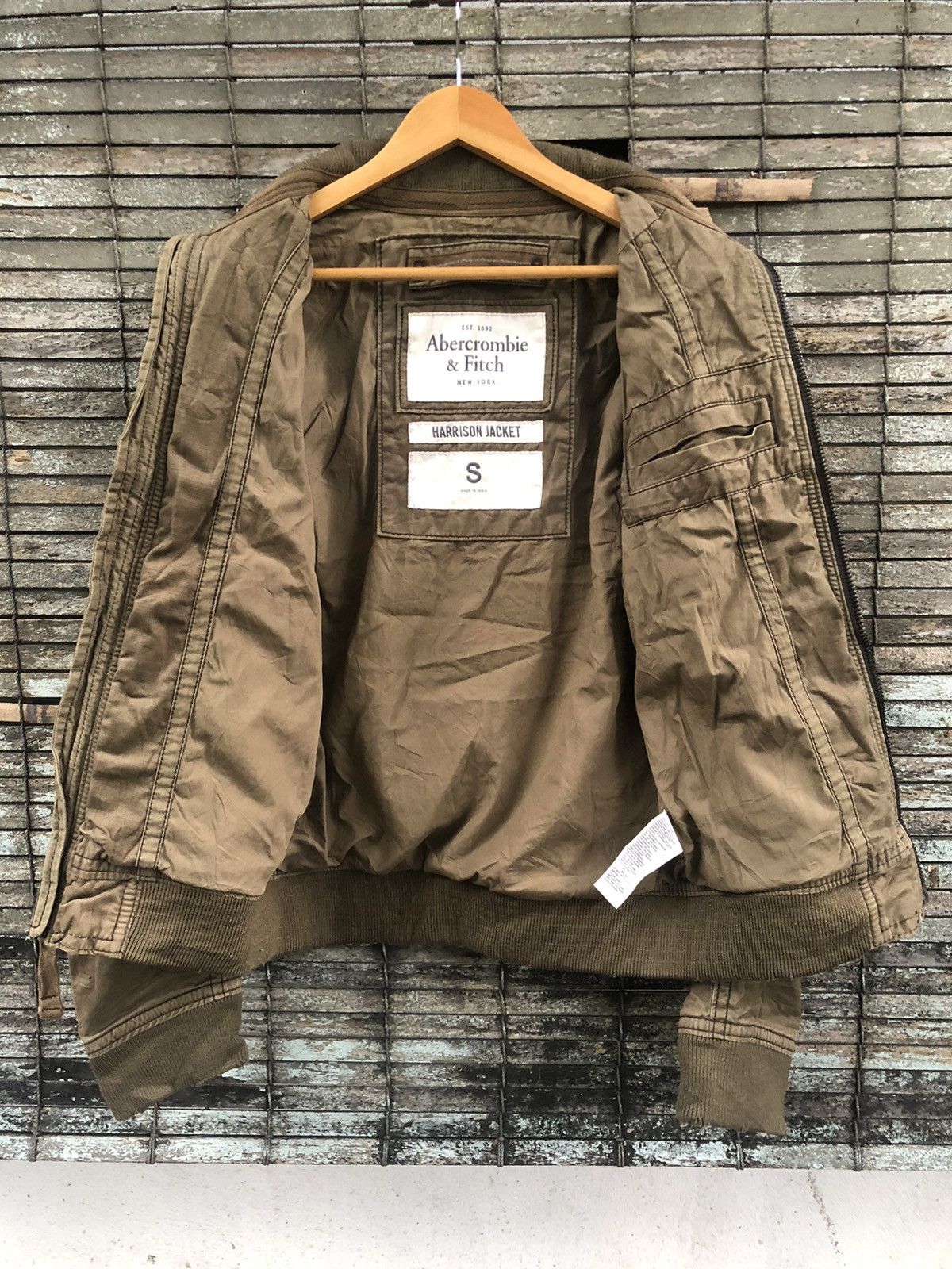 Vintage Abercrombie & Fitch Harrison Army Fullzipper Jacket