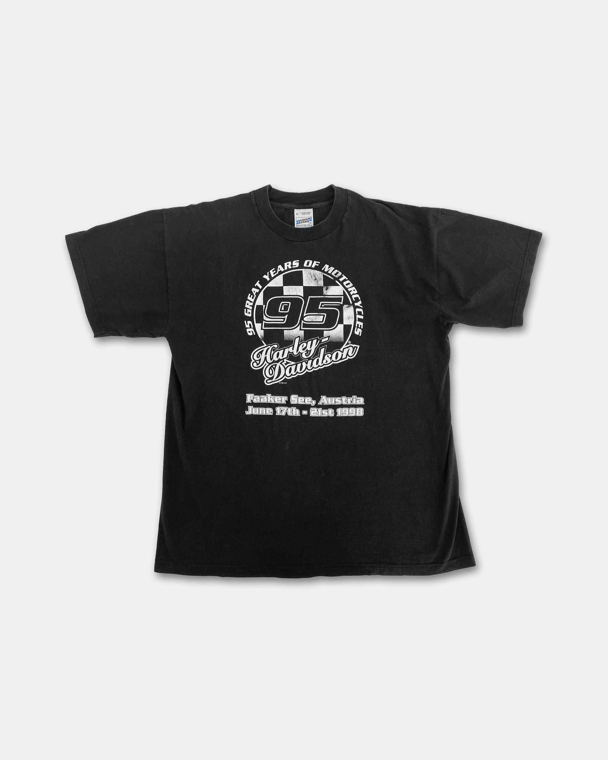 Harley Davidson × Vintage 1998 Graphic T-Shirt Size US XL / EU 56 / 4 - 1 Thumbnail