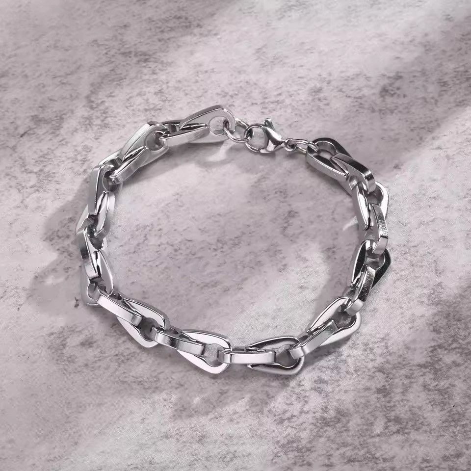 Jewelry Triangle Link Chain Bracelets Size ONE SIZE - 1 Thumbnail