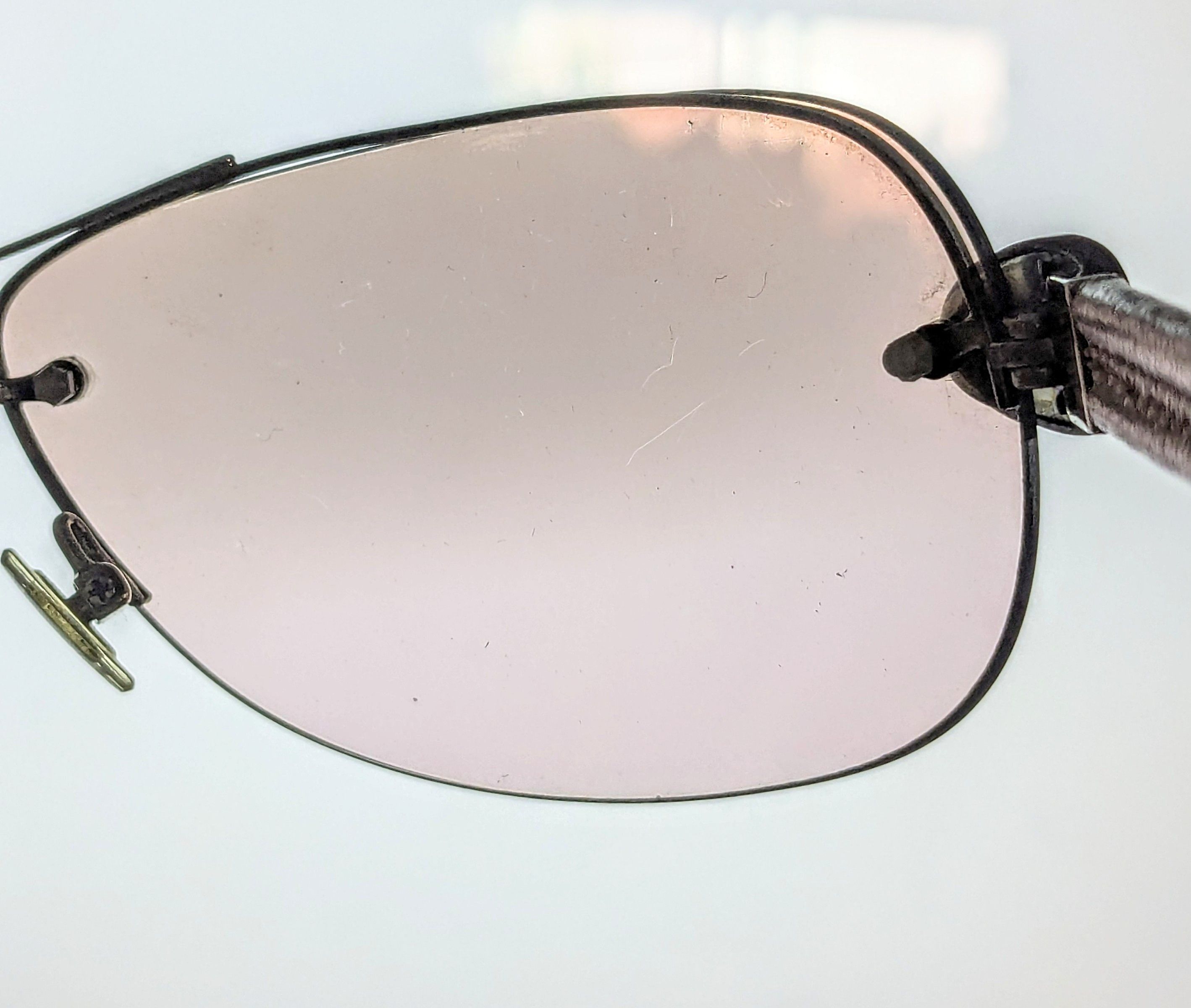 Chrome Hearts Chrome Hearts Classic Oval Sunglasses Pink Aviator Size ONE SIZE - 12 Thumbnail