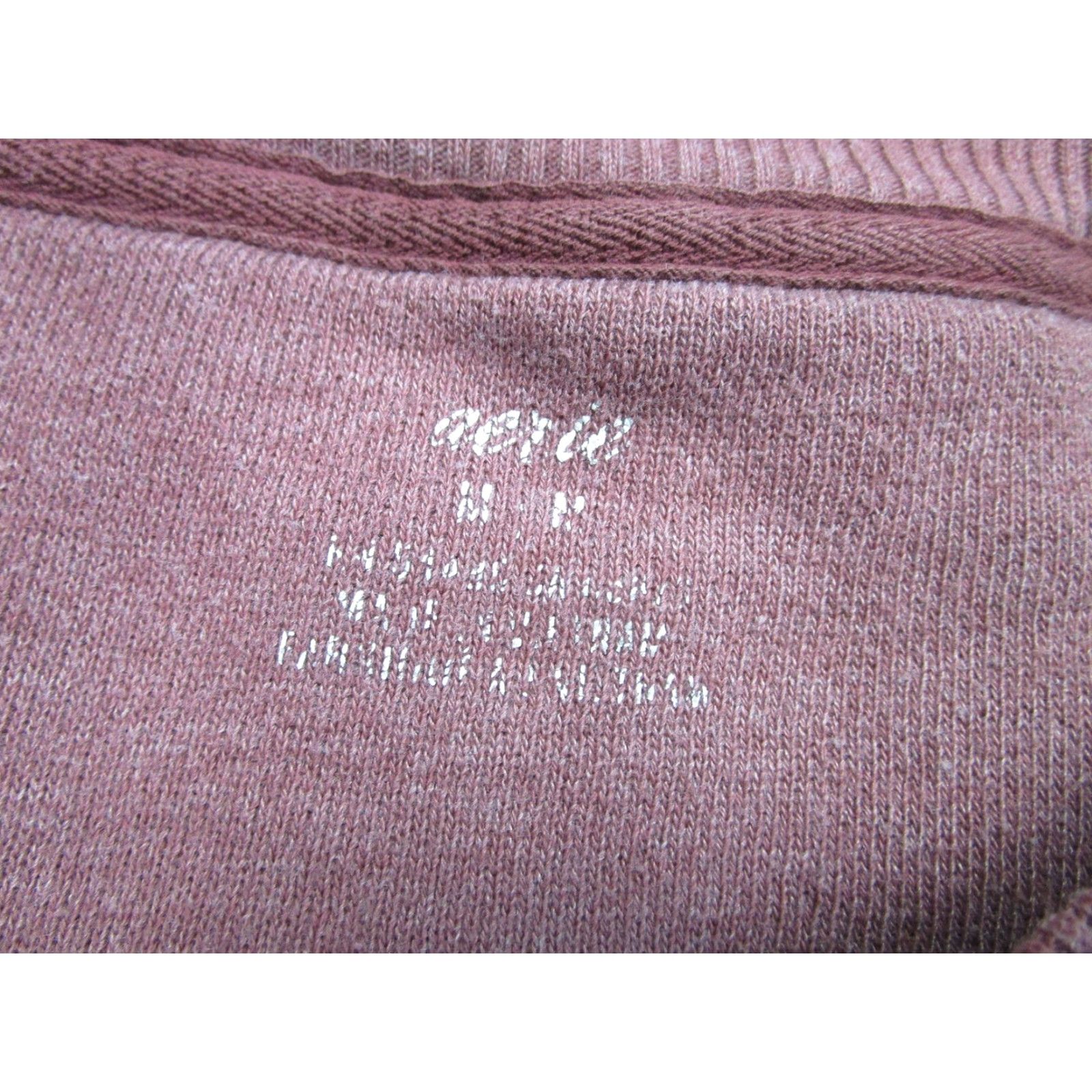 Vintage Aerie Sweatshirt Womens M Pink Crewneck Side Slit Boxy Oversized Cozy Pullover Size M / US 6-8 / IT 42-44 - 6 Thumbnail
