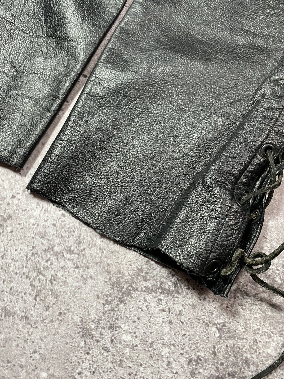 Leather × Vintage Vintage Rad Master Echtes Leder bondage pants Size US 34 / EU 50 - 8 Thumbnail