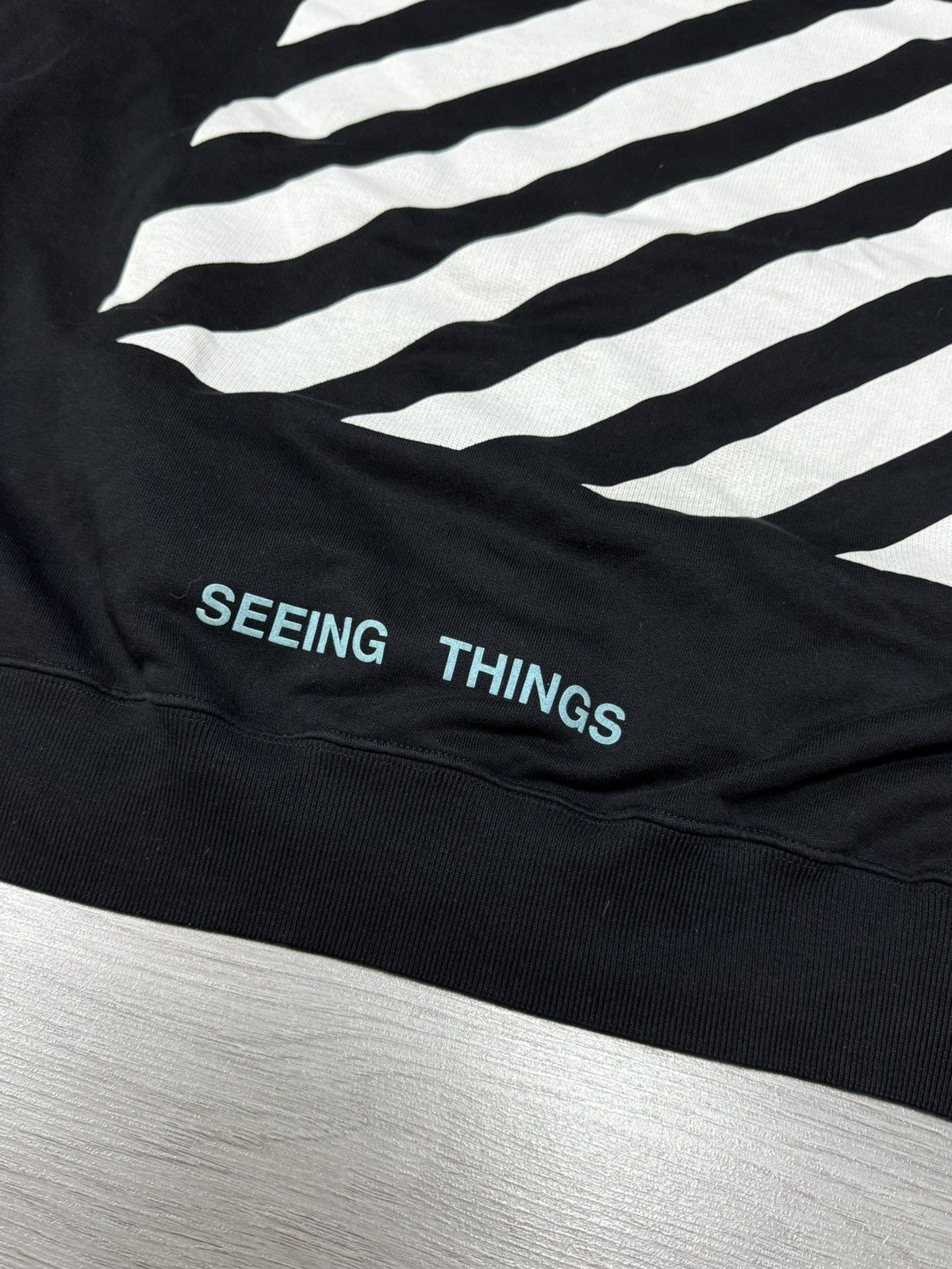 Off-White Off White Caravaggio hoodie oversize arrow tape seeing Size US L / EU 52-54 / 3 - 14 Thumbnail