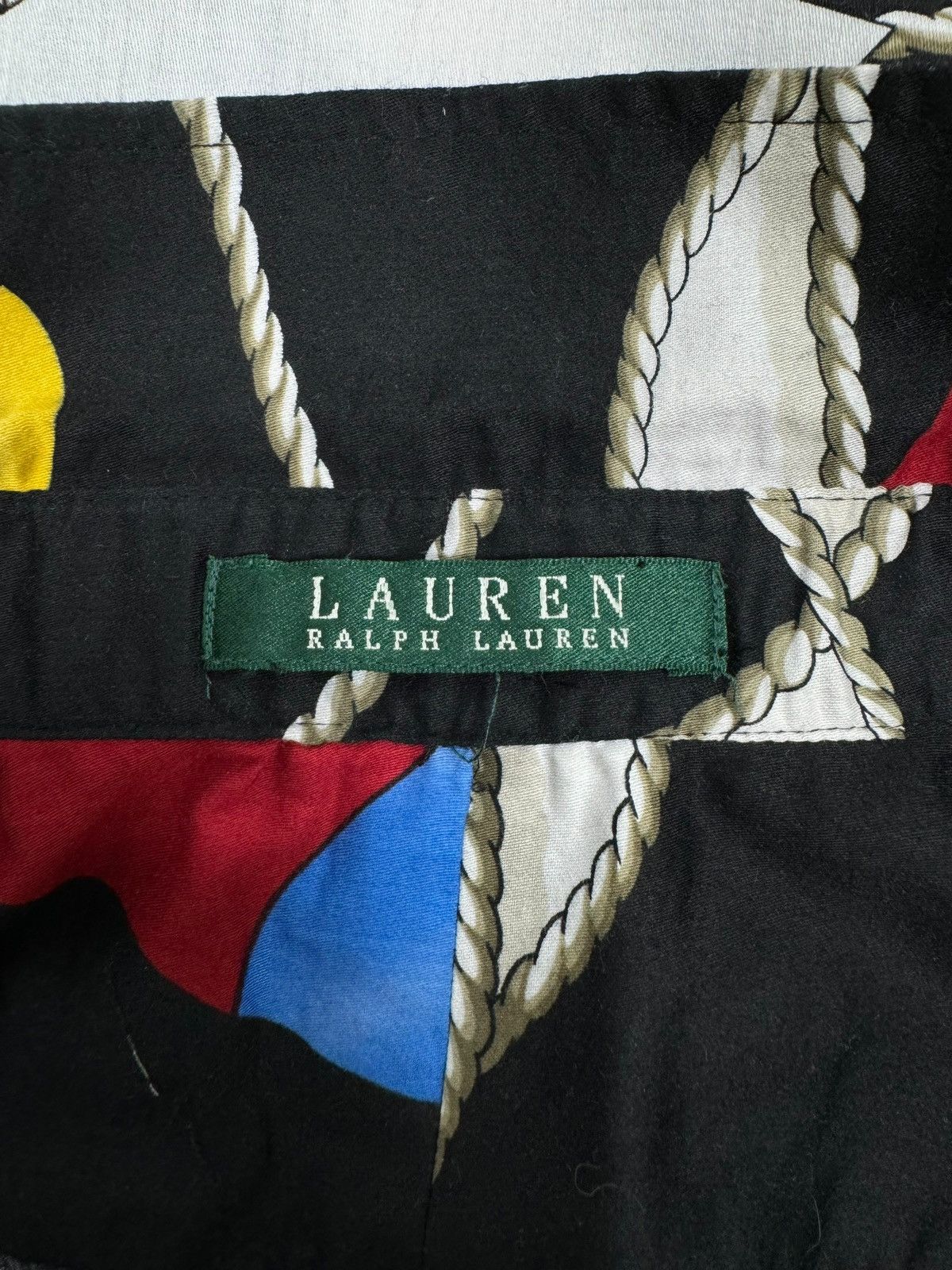 Lauren Ralph Lauren Rare Archive Ralph Lauren Nautical Rope Anchor Shirt Vintage Size M / US 6-8 / IT 42-44 - 10 Thumbnail