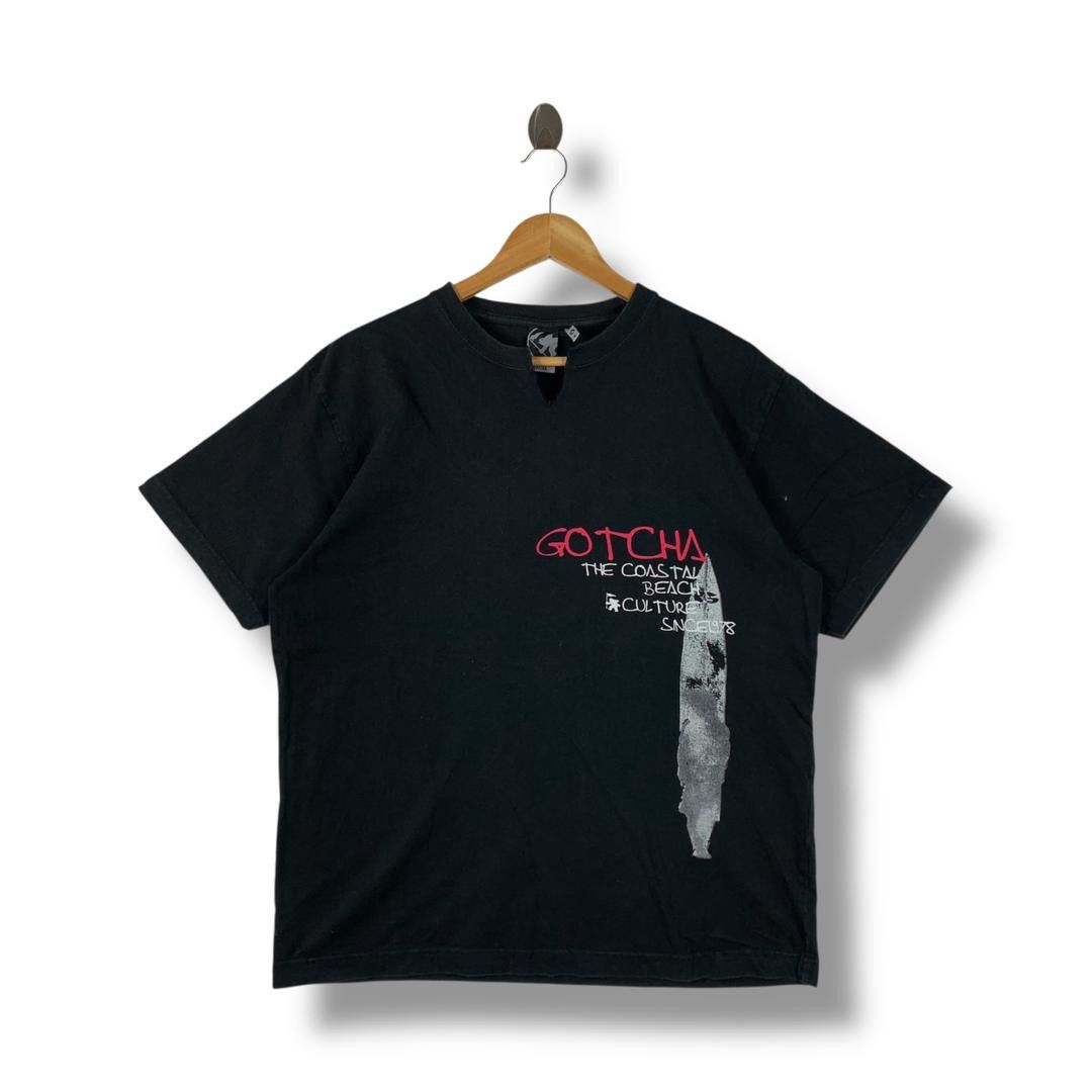 Gotcha GOTCHA big logo spellout surfing tee Size US L / EU 52-54 / 3 - 1 Thumbnail