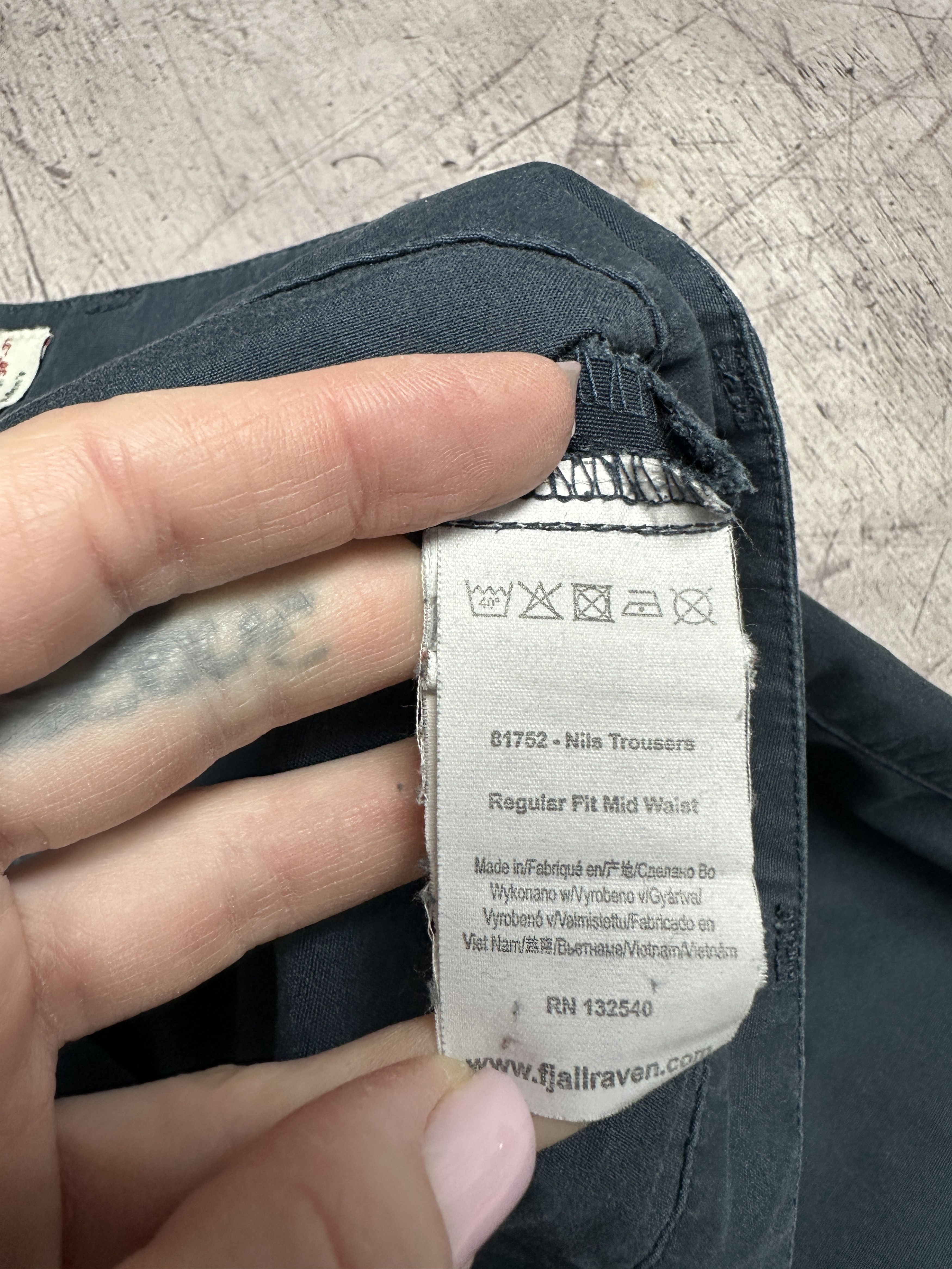 Fjallraven Fjalraven G1000 Mens Outdoor Cargo Pants Size US 30 / EU 46 - 6 Thumbnail