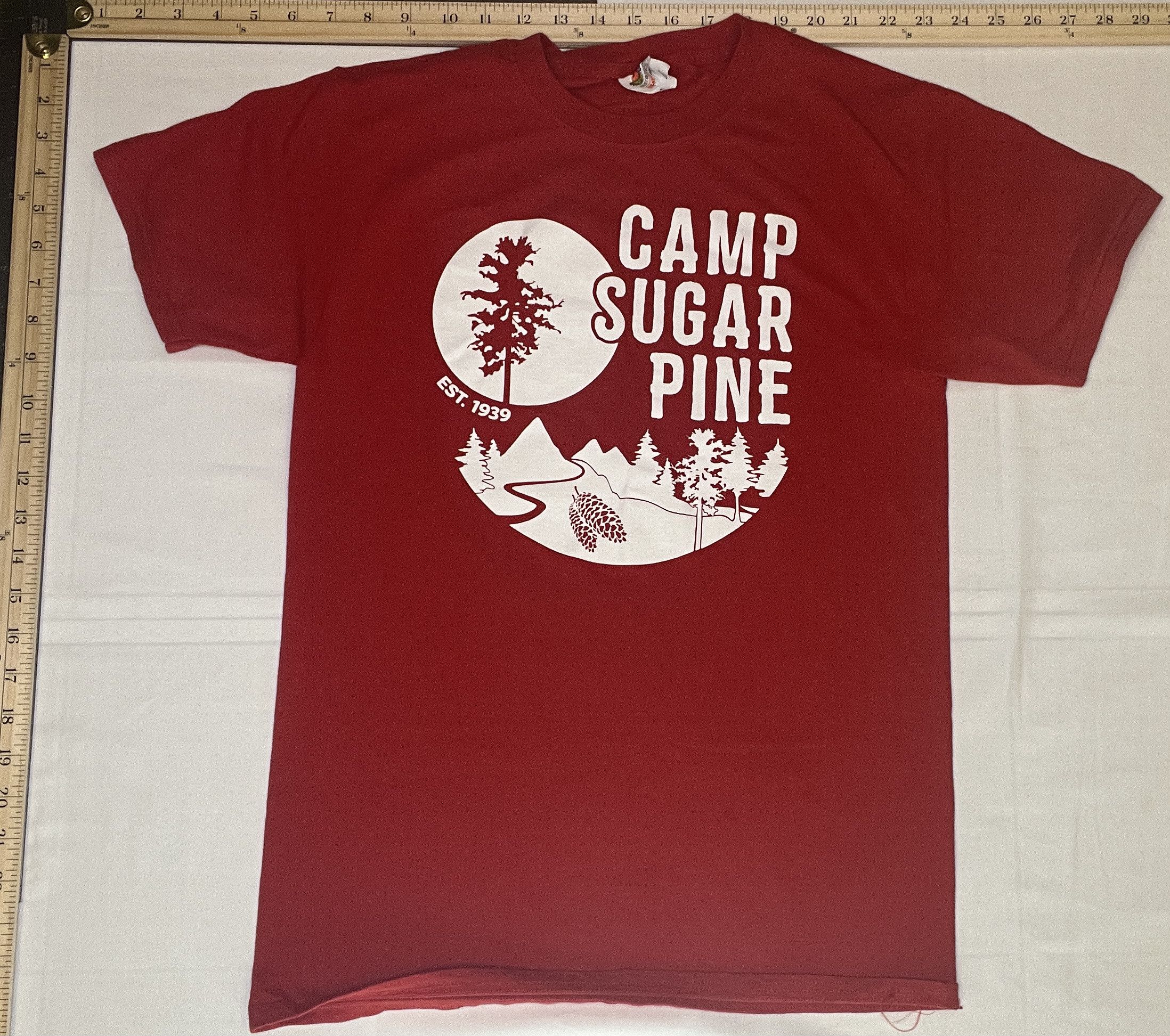 Hanes Camp Sugar Pine T-shirt Since 1939 Red Small Size US S / EU 44-46 / 1 - 1 Thumbnail