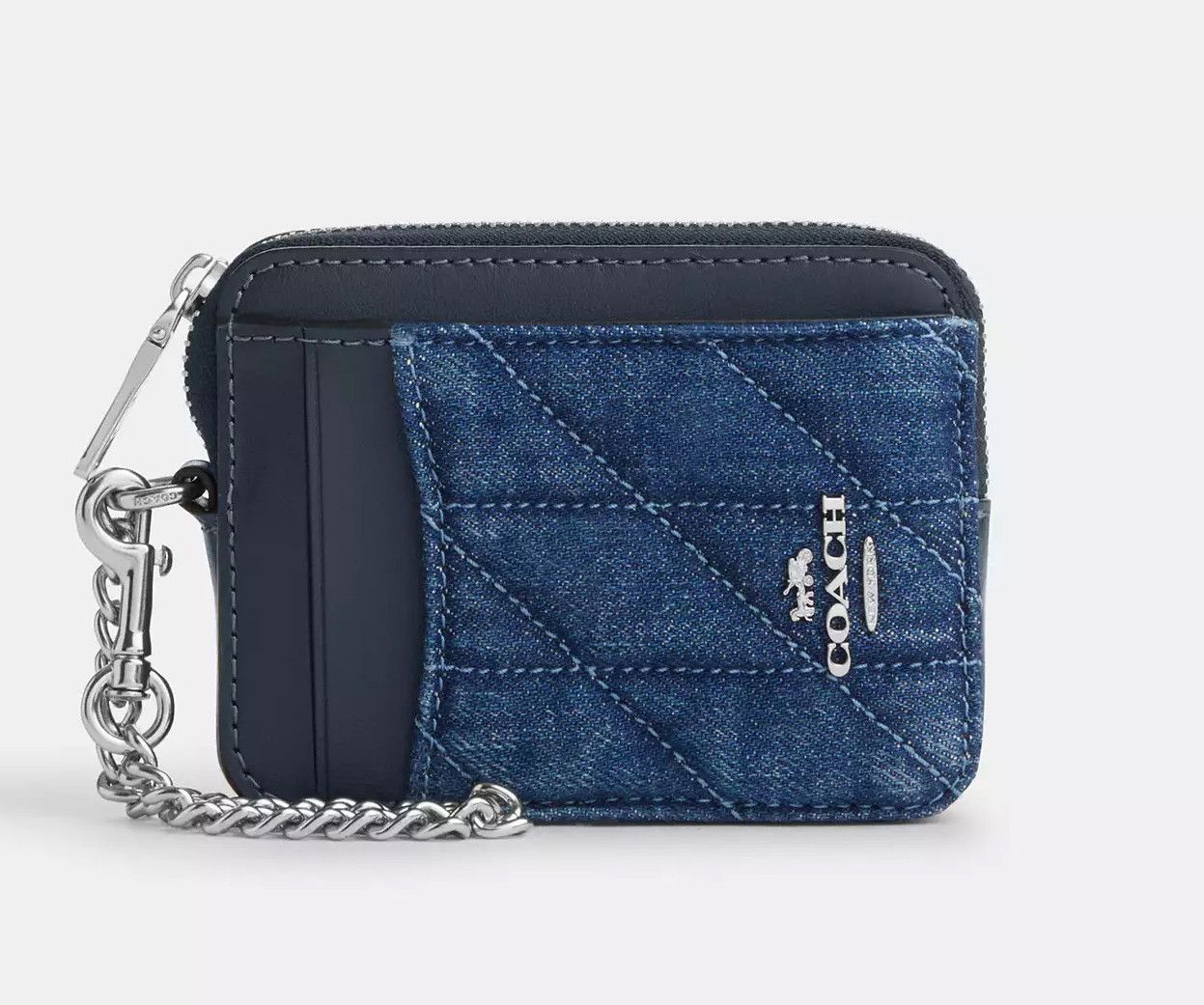 Coach NWT Coach Zip Card Case With Quilting CAR26 Size ONE SIZE - 6 Thumbnail