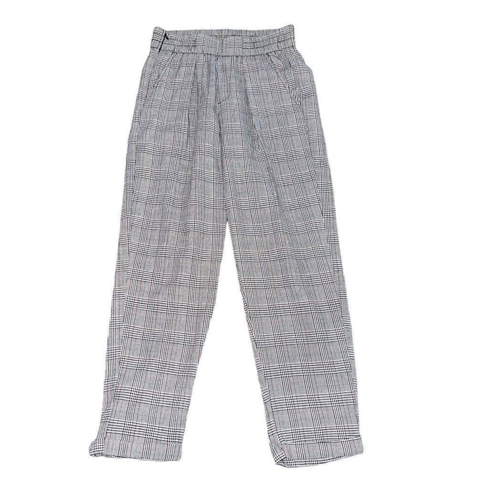 Fashion Nova Fashion Nova Pants Womens Size Small Gray Black Plaid Size 26" / US 2 / IT 38 - 2 Thumbnail