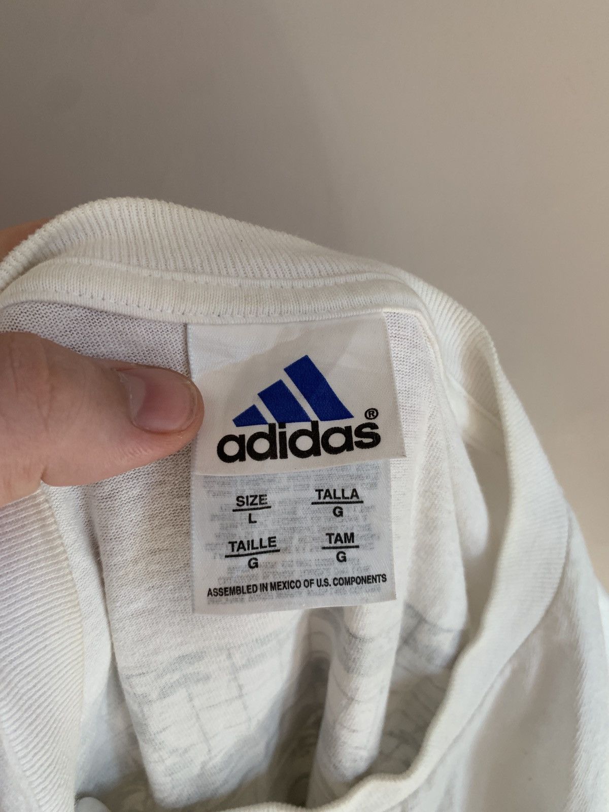 Adidas Adidas Vintage Football T Shirt Soccer Size L Size US L / EU 52-54 / 3 - 8 Thumbnail