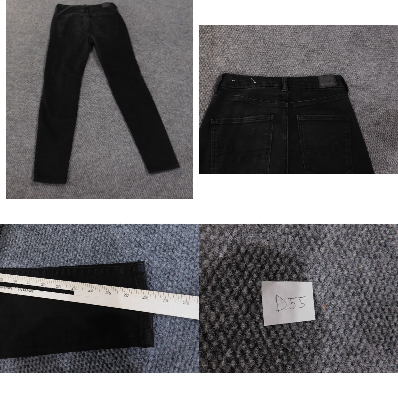 American Eagle Outfitters American Eagle Outfitters Jeans Womens 6 Jegging Black Distressed Dark Retro Size 28" / US 6 / IT 42 - 8 Thumbnail