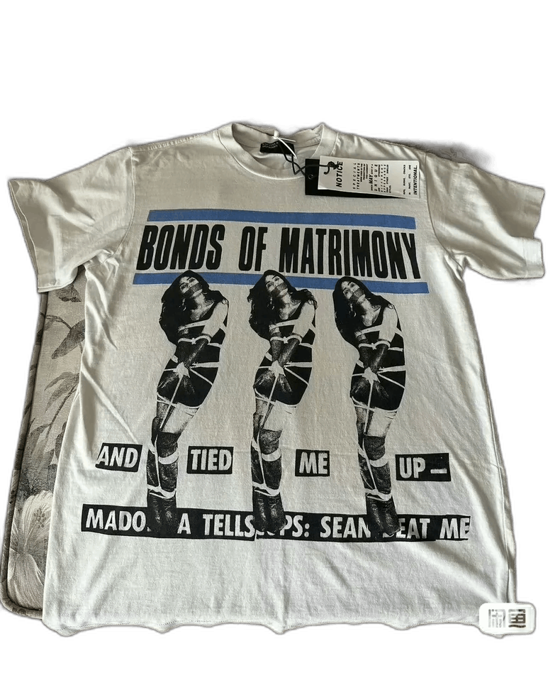 Enfants Riches Deprimes white madonna graphic short sleeve t-shirt Size US M / EU 48-50 / 2 - 1 Thumbnail