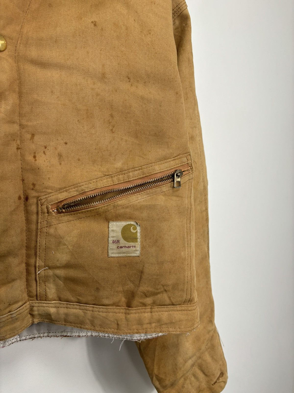 Carhartt Vintage 90s Carhartt Y2K Work Hype Cropped Detroit Jacket Size US L / EU 52-54 / 3 - 13 Thumbnail