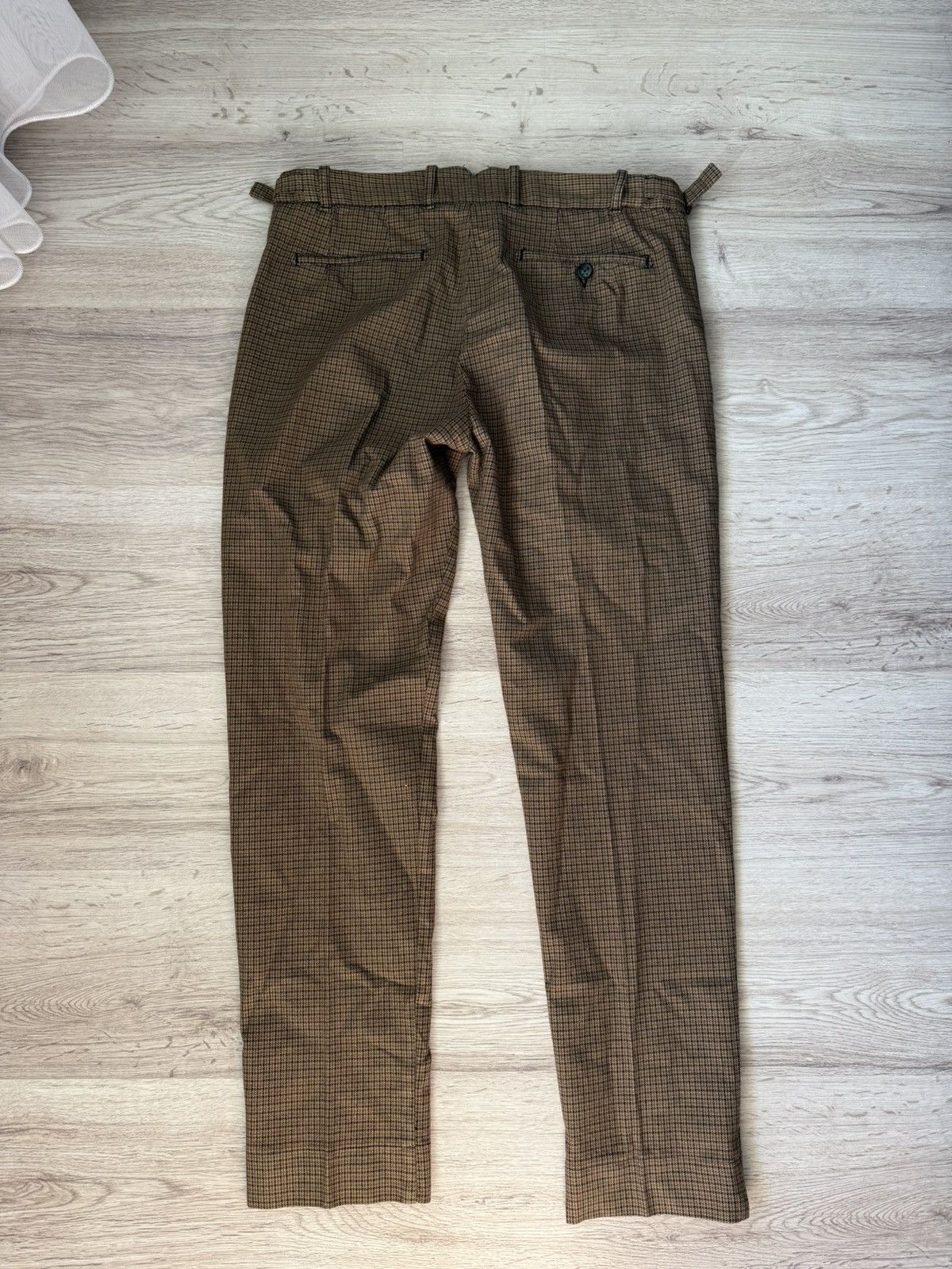 Other Berwich Retro Pleated Houndstooth Trousers Size 50 Size US 34 / EU 50 - 15 Thumbnail