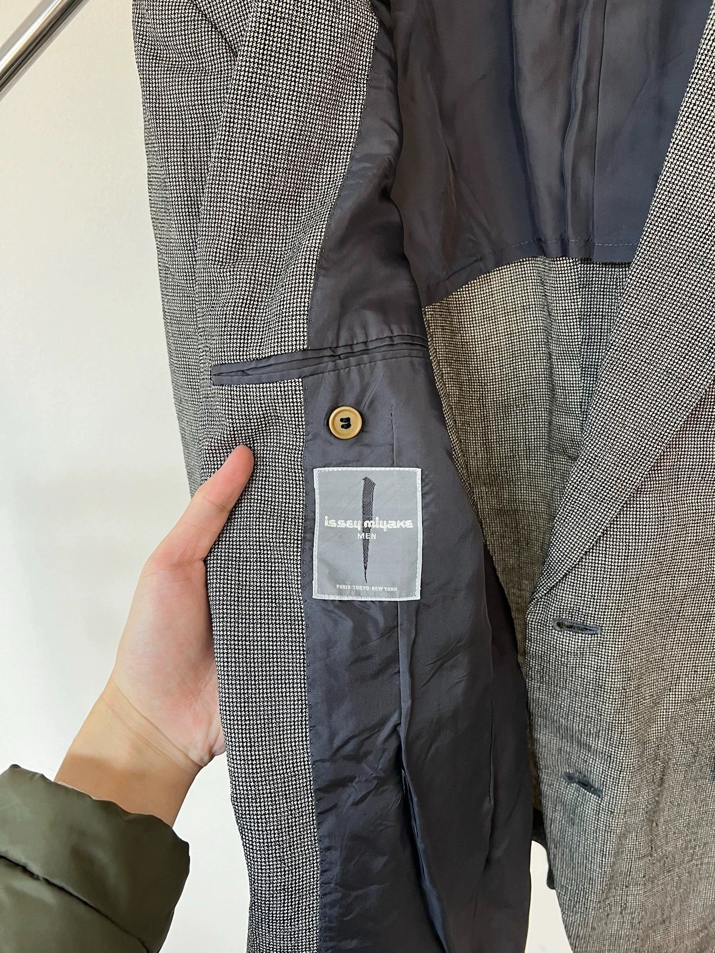 Issey Miyake Issey Miyake Sharp Shoulders Plaid M Blazer Size US M / EU 48-50 / 2 - 6 Thumbnail