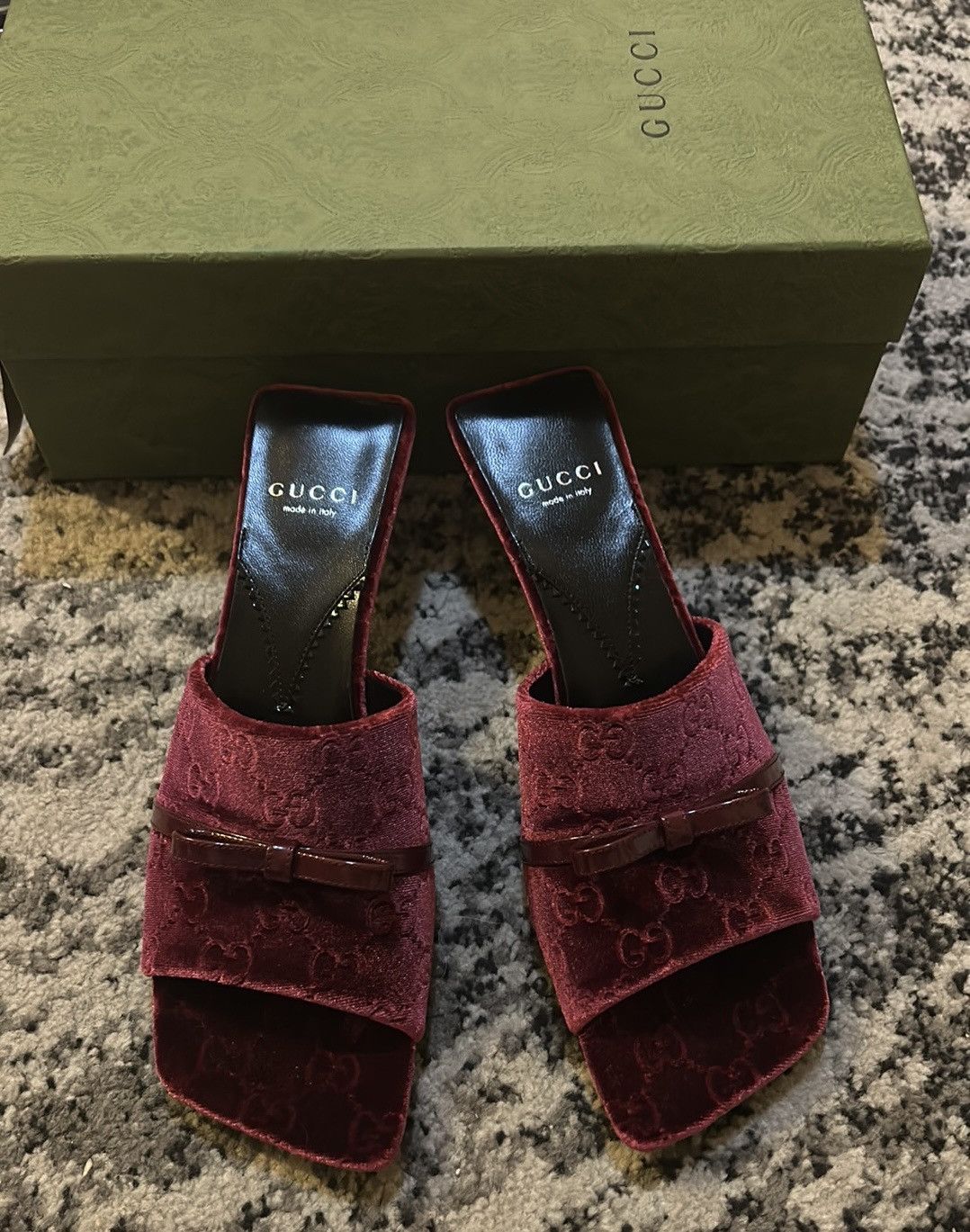 Gucci GUCCI Women's GG slide Sandal size 39 Size US 9 / IT 39 - 2 Thumbnail