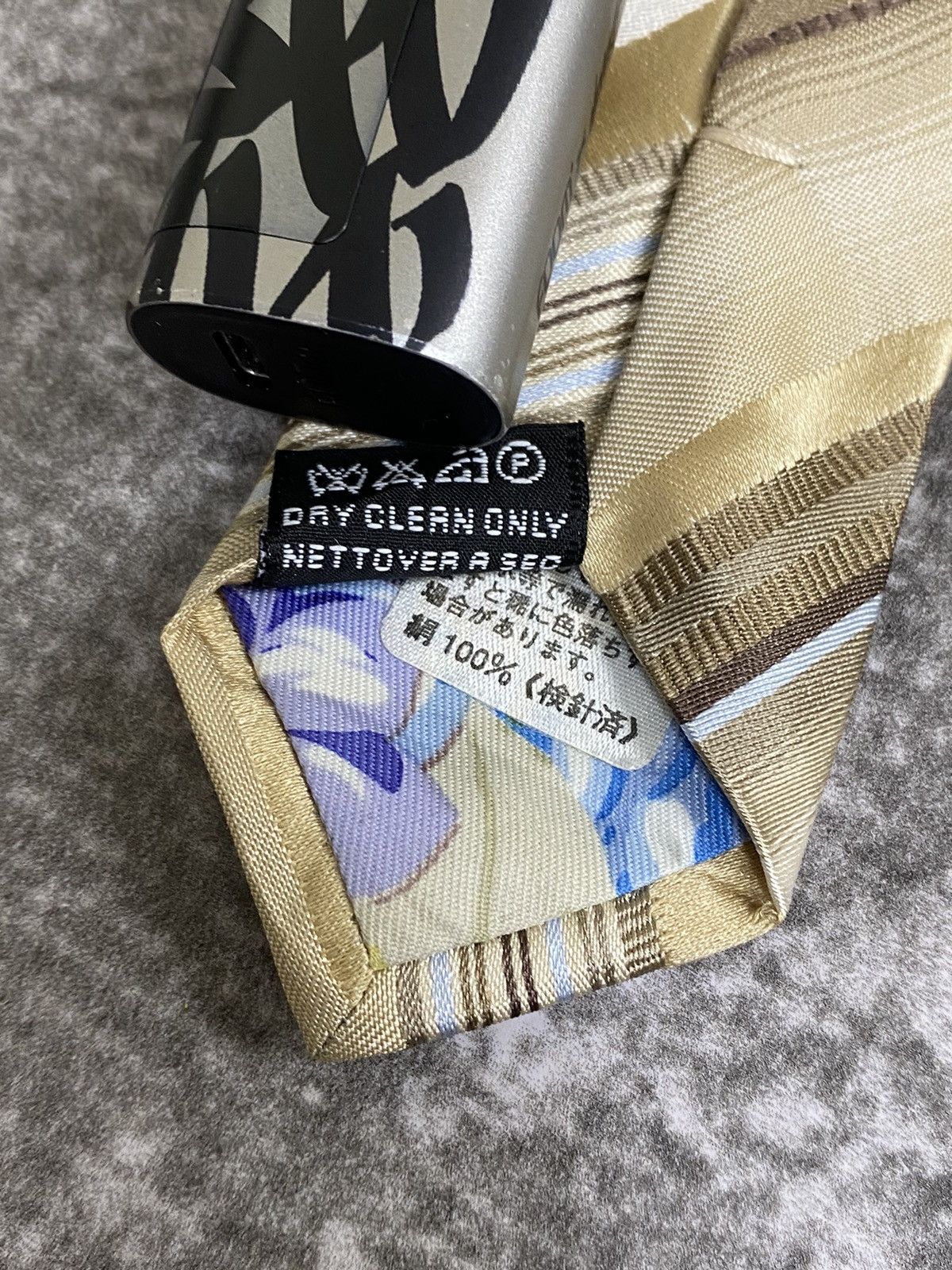 Kenzo Kenzo Homme Silk Tie Size ONE SIZE - 7 Thumbnail