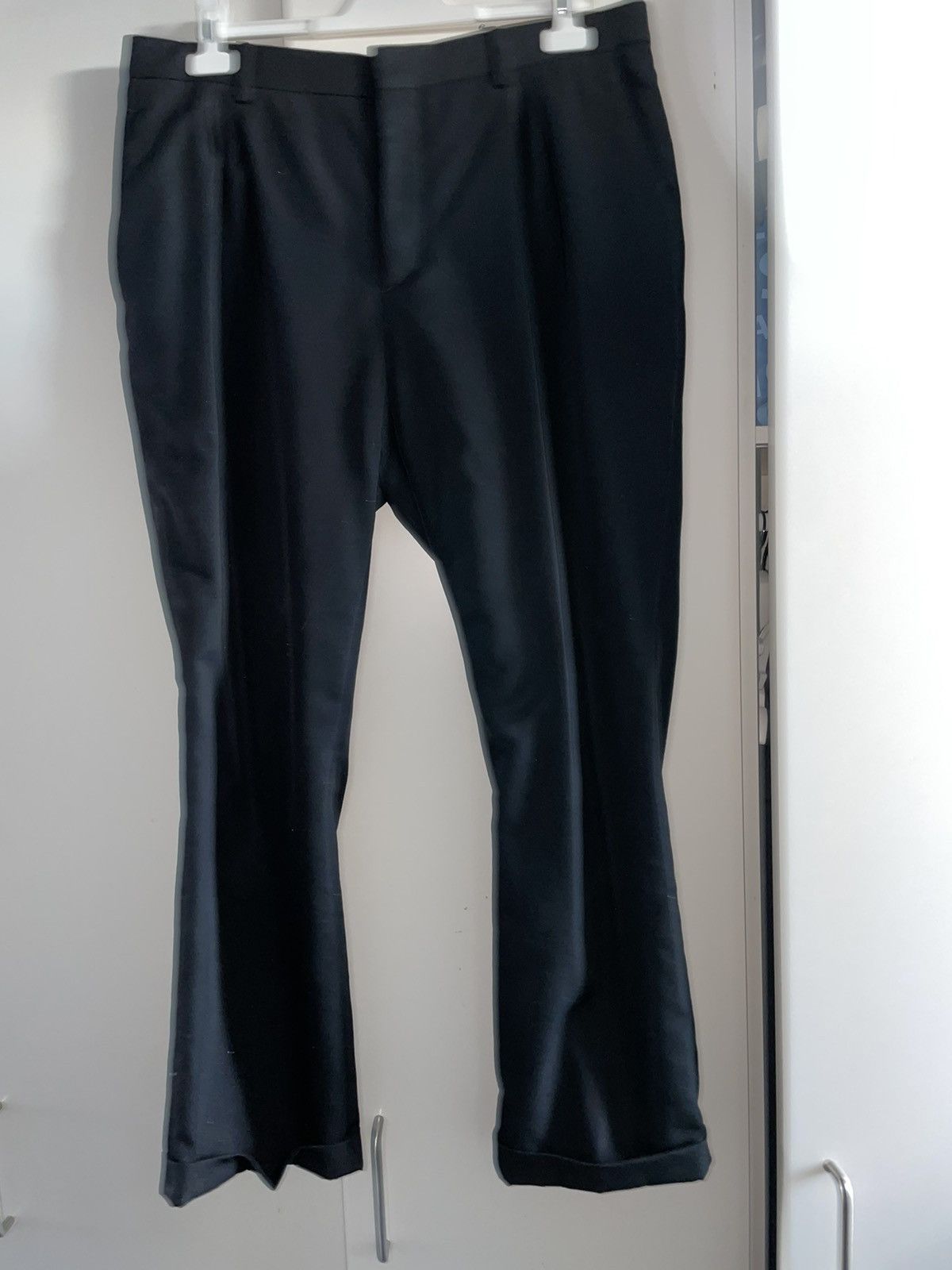 Calvin Klein 205W39NYC × Raf Simons (BNWT) CK205W39NYC Black Wool Pants (Sz 36) Size US 36 / EU 52 - 8 Thumbnail