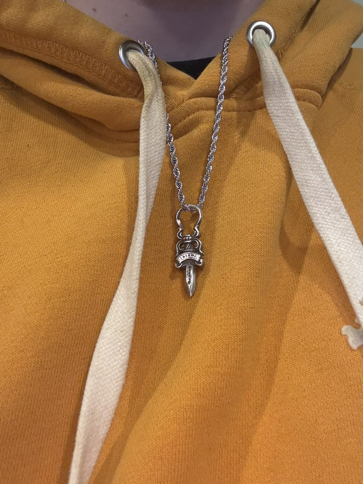Chrome Hearts Chrome Hearts Dagger Pendant Silver Rope Chain Necklace 925 Size ONE SIZE - 5 Thumbnail