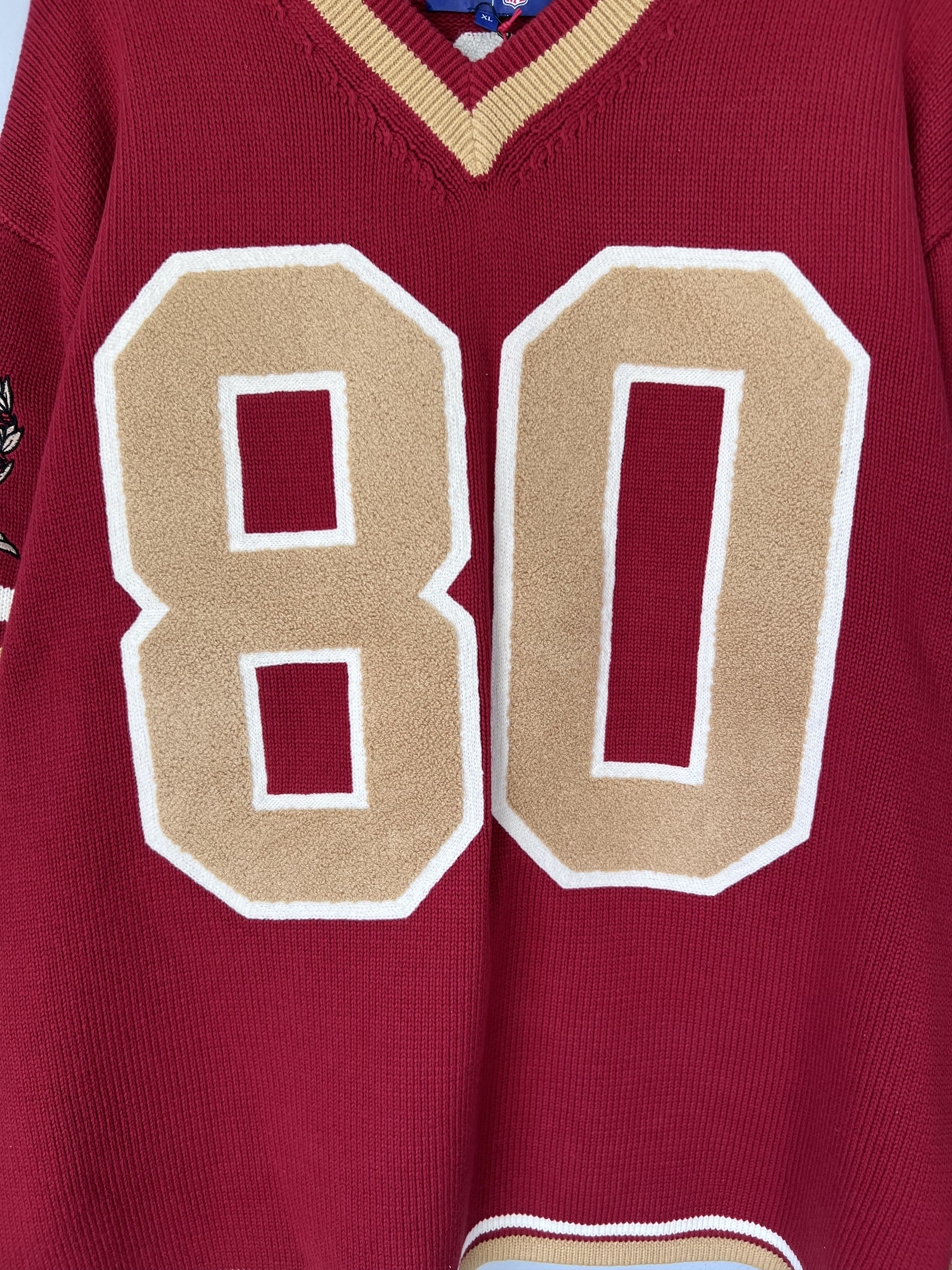Kith × NFL Kith NFL San Francisco 49ers Jerry Rice Beau Knit Sweater Size US XL / EU 56 / 4 - 3 Thumbnail