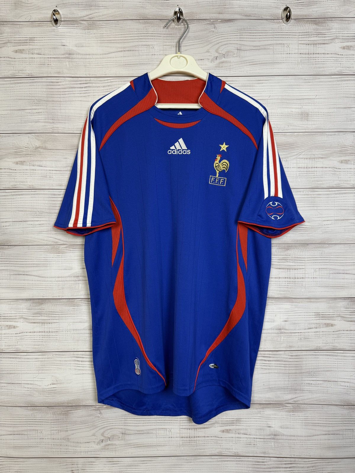 Adidas Adidas x France 2006 Jersey T Shirt Tee Navy Size US M / EU 48-50 / 2 - 1 Thumbnail