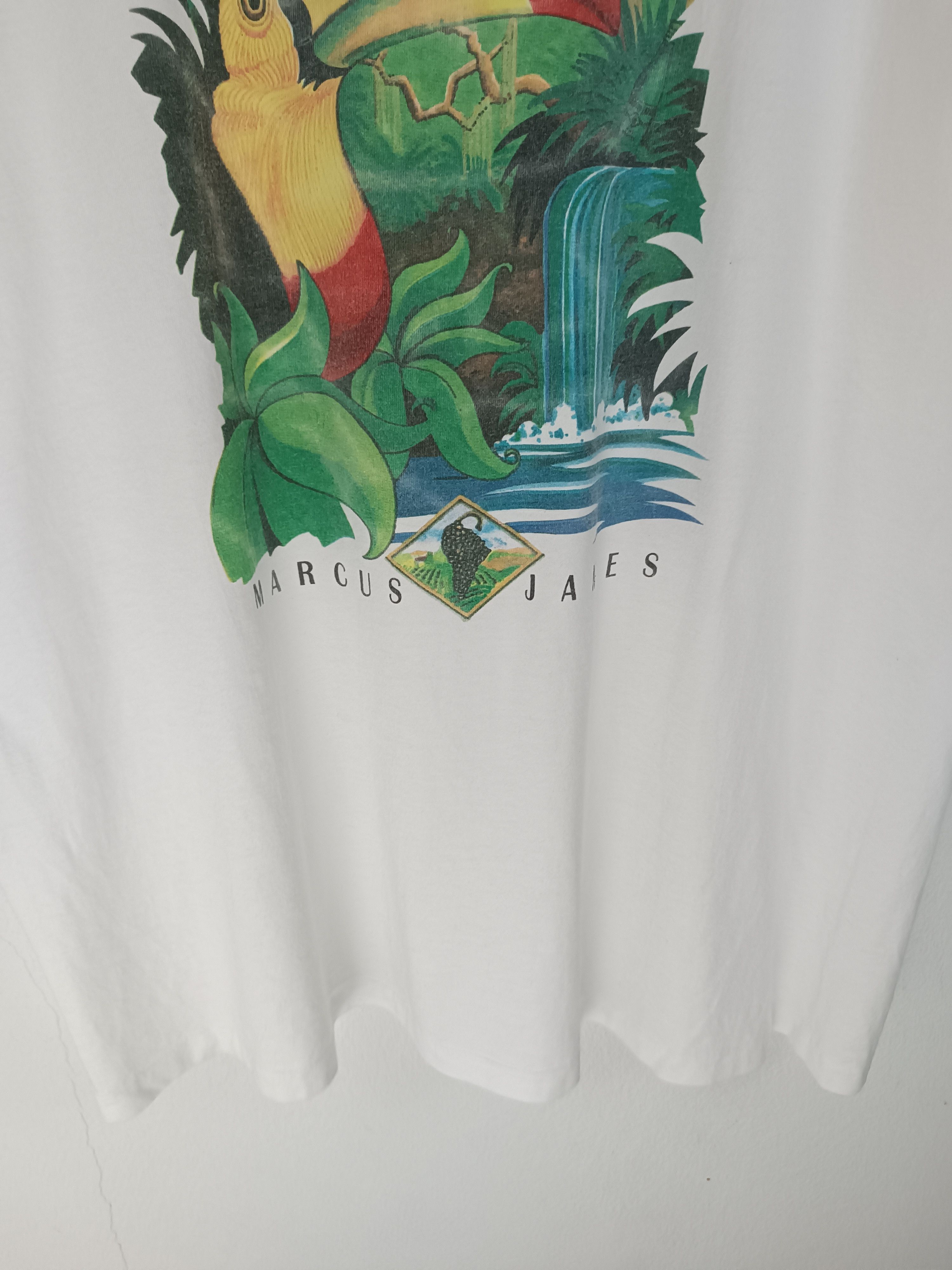 Vintage VINTAGE 90'S MARCUS JAMES RAINFOREST JUNGLE AMAZON RARE TEE Size US XL / EU 56 / 4 - 5 Thumbnail