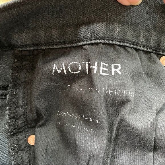 MOTHER MOTHER The Weekender Fray Mid Rise Flare Leg Jeans - 27" Size 27" / US 4 / IT 40 - 8 Thumbnail