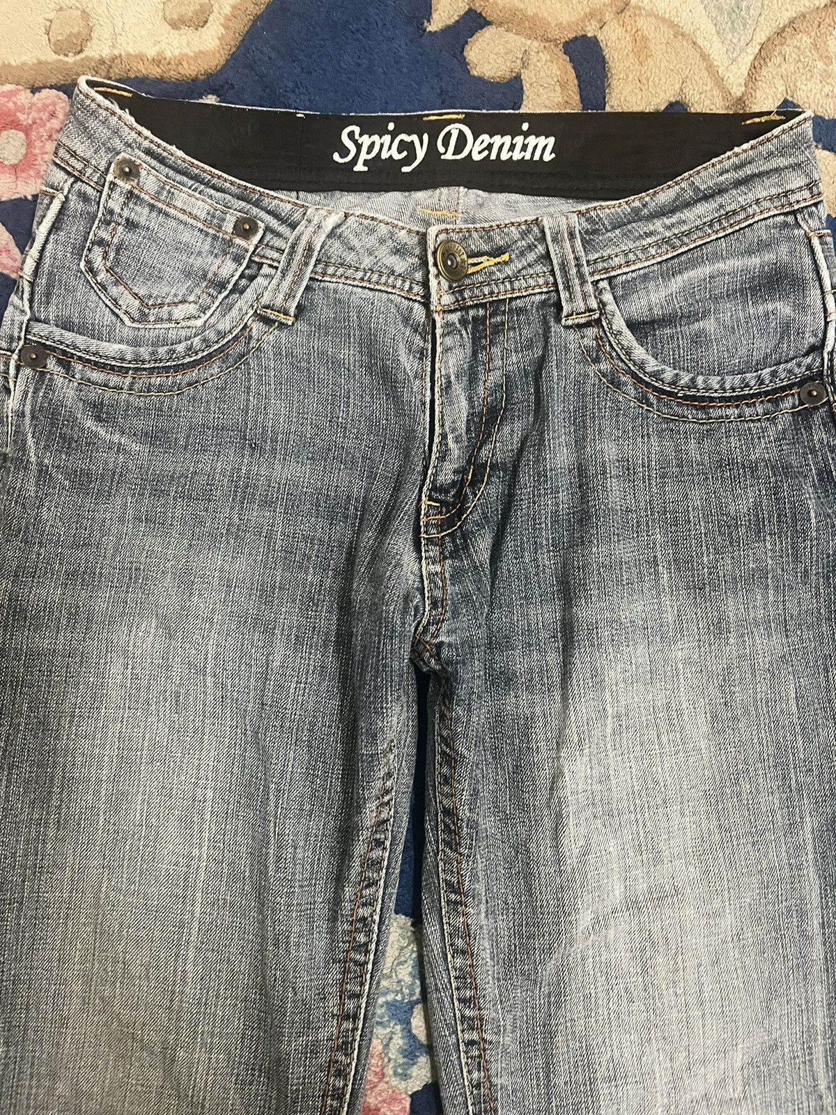Japanese Brand × Vintage Vintage Spicy Denim Double Waist By Theoria Size US 30 / EU 46 - 2 Thumbnail