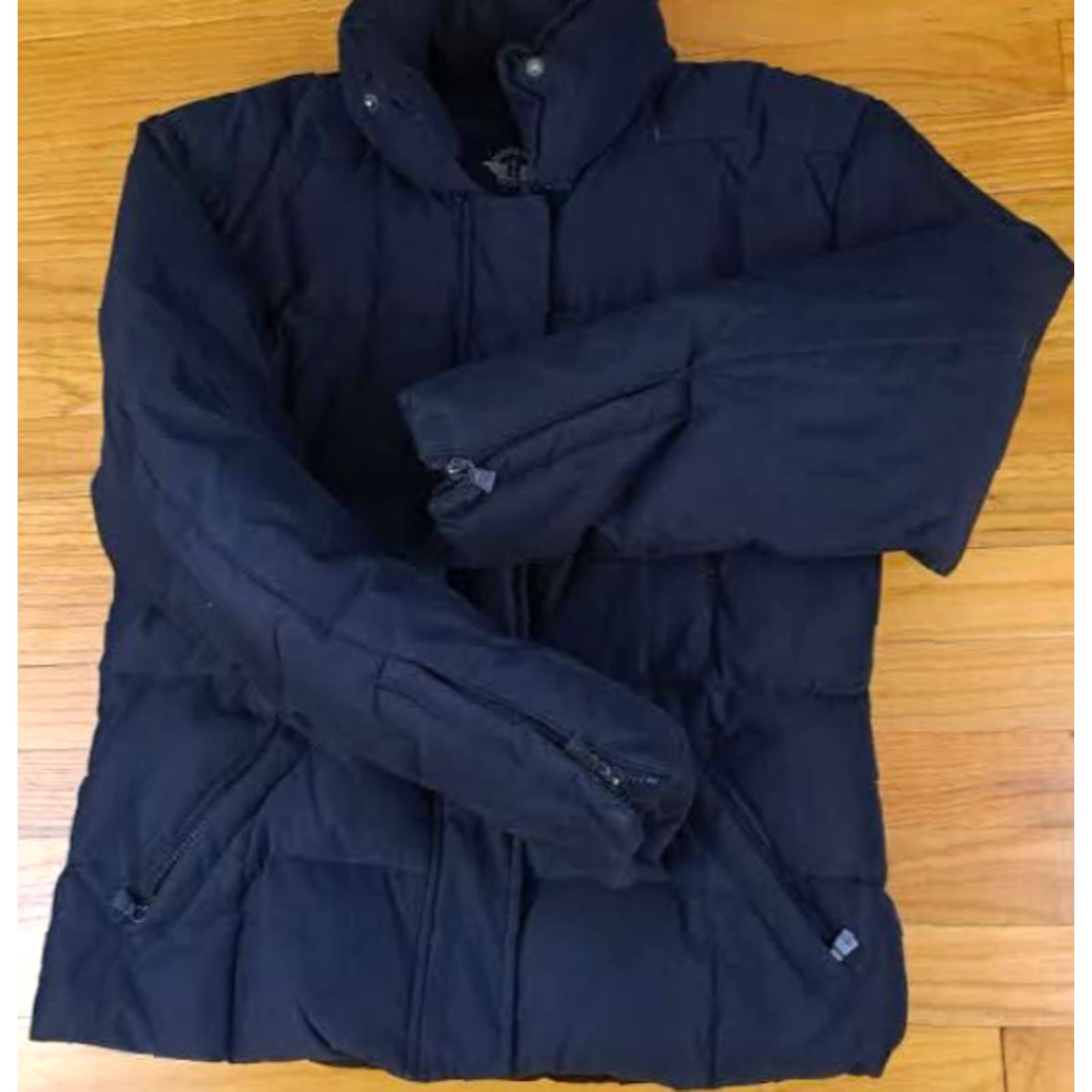 Dockers VINTAGE? DOCKERS Full Zip Puffer Down Black Jacket L? Size US L / EU 52-54 / 3 - 2 Thumbnail