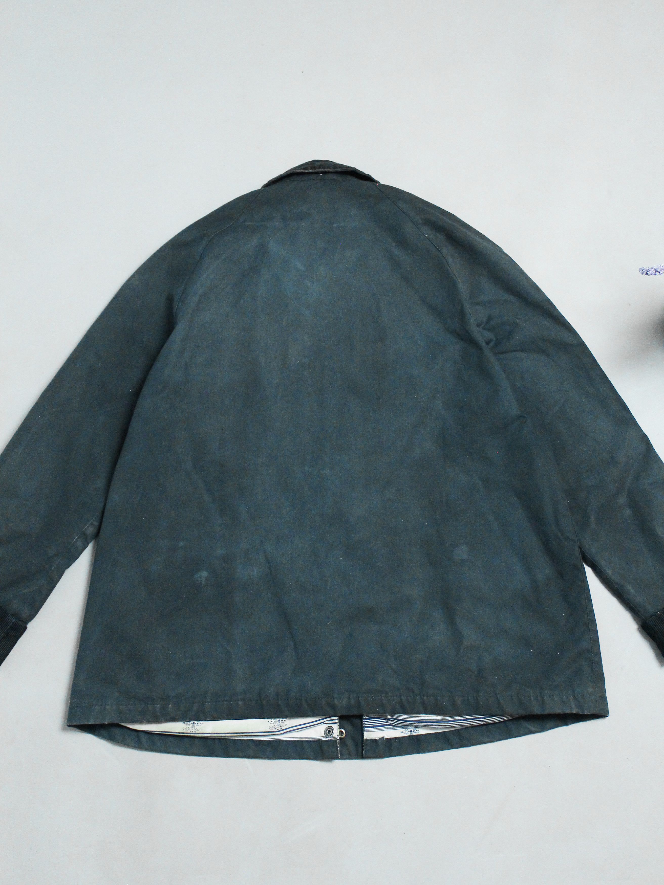 Barbour BARBOUR RIEF WAXED JACKET WOMENS BLUE WAX L Size XL / US 12-14 / IT 48-50 - 4 Thumbnail