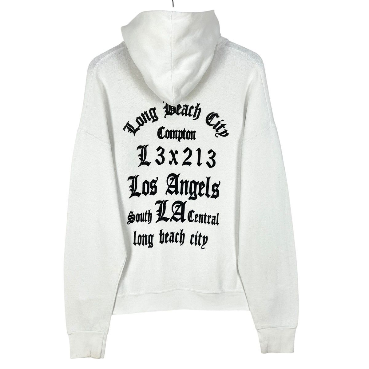 Vintage Vintage Compton Long Beach City Los Angeles Pullover Hoodie Size US L / EU 52-54 / 3 - 2 Thumbnail