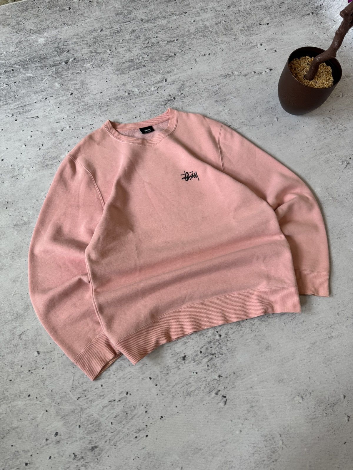 Stussy × Vintage STUSSY CENTER HAFT LOGO OVERSIZE BAGGY FIT SWEATSHIRT Size US M / EU 48-50 / 2 - 2 Thumbnail