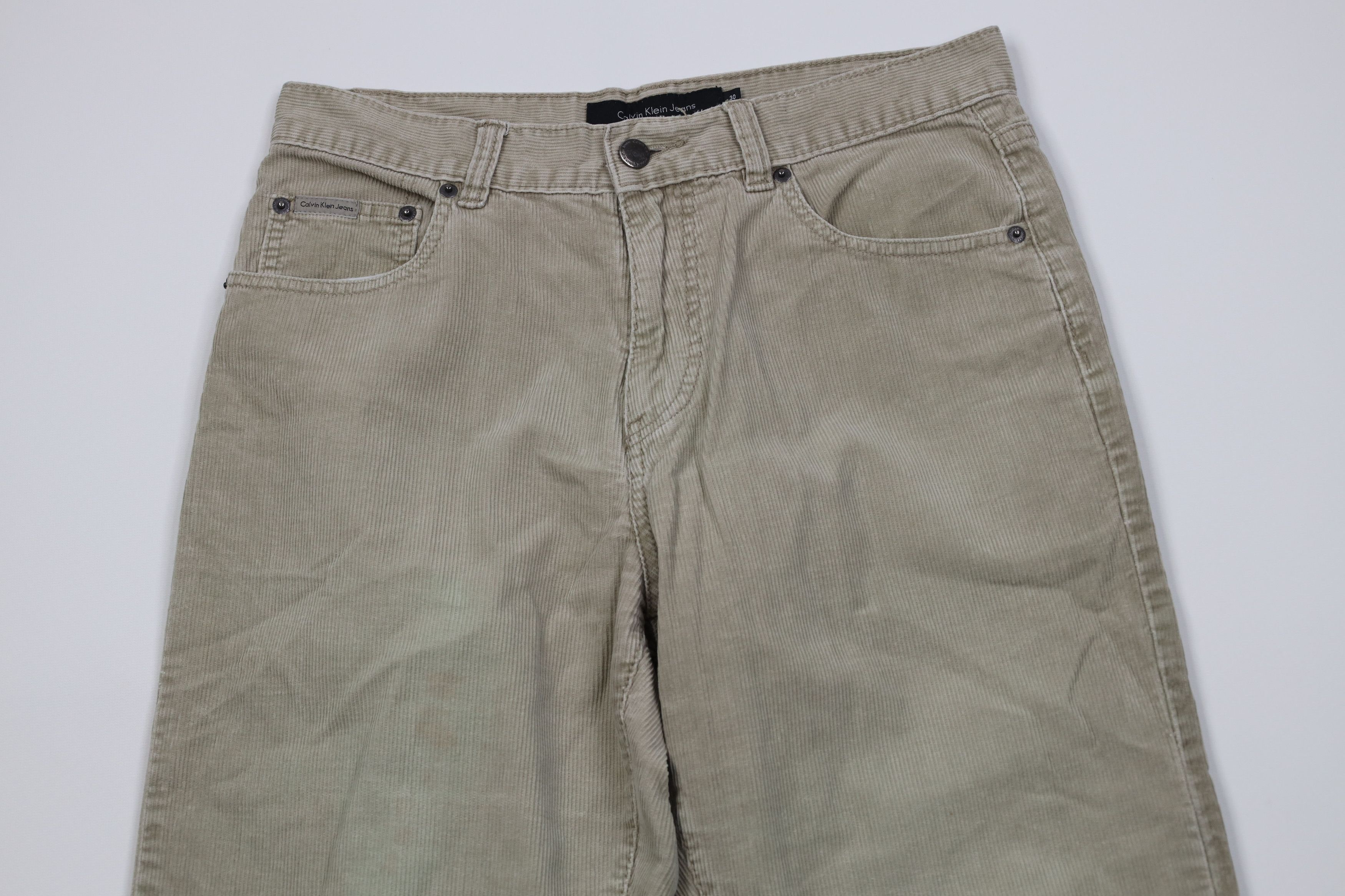 Calvin Klein Vintage 90s Y2K Calvin Klein Straight Leg Corduroy Pants Size US 30 / EU 46 - 2 Thumbnail