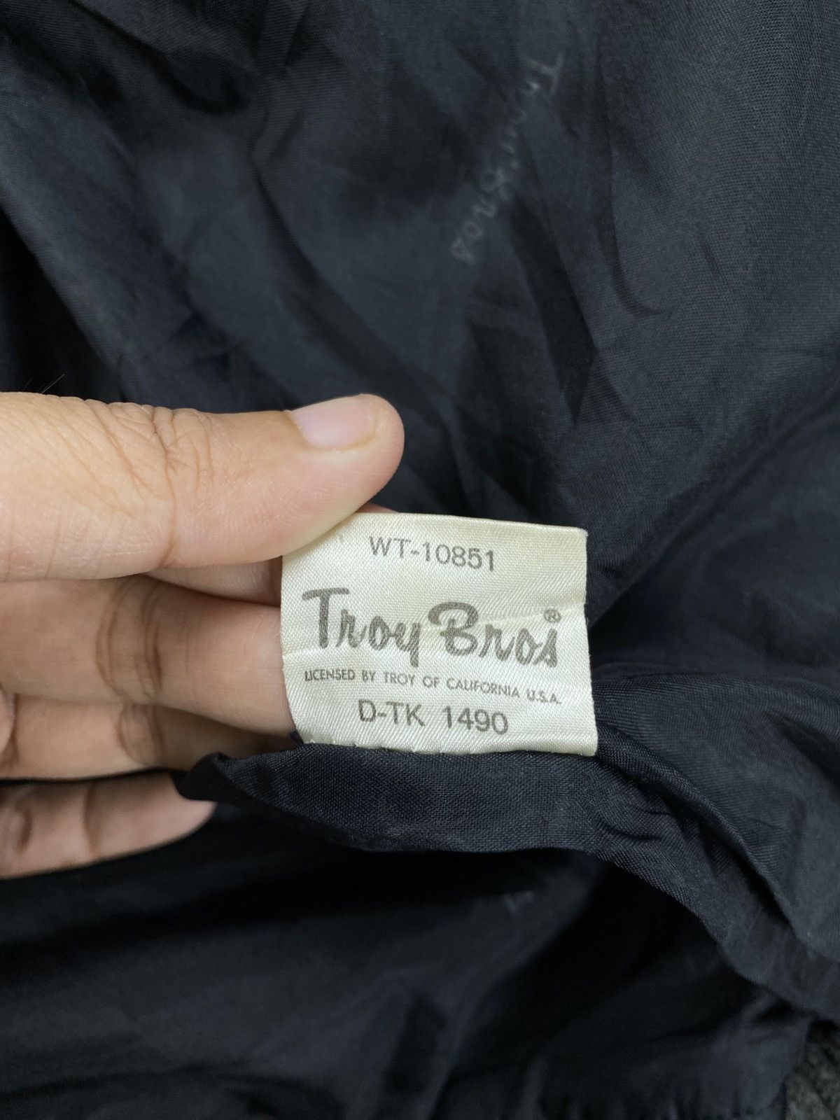 Japanese Brand × Vintage Vintage 90s Troy Bros Wool Varsity Jacket Size US M / EU 48-50 / 2 - 9 Thumbnail