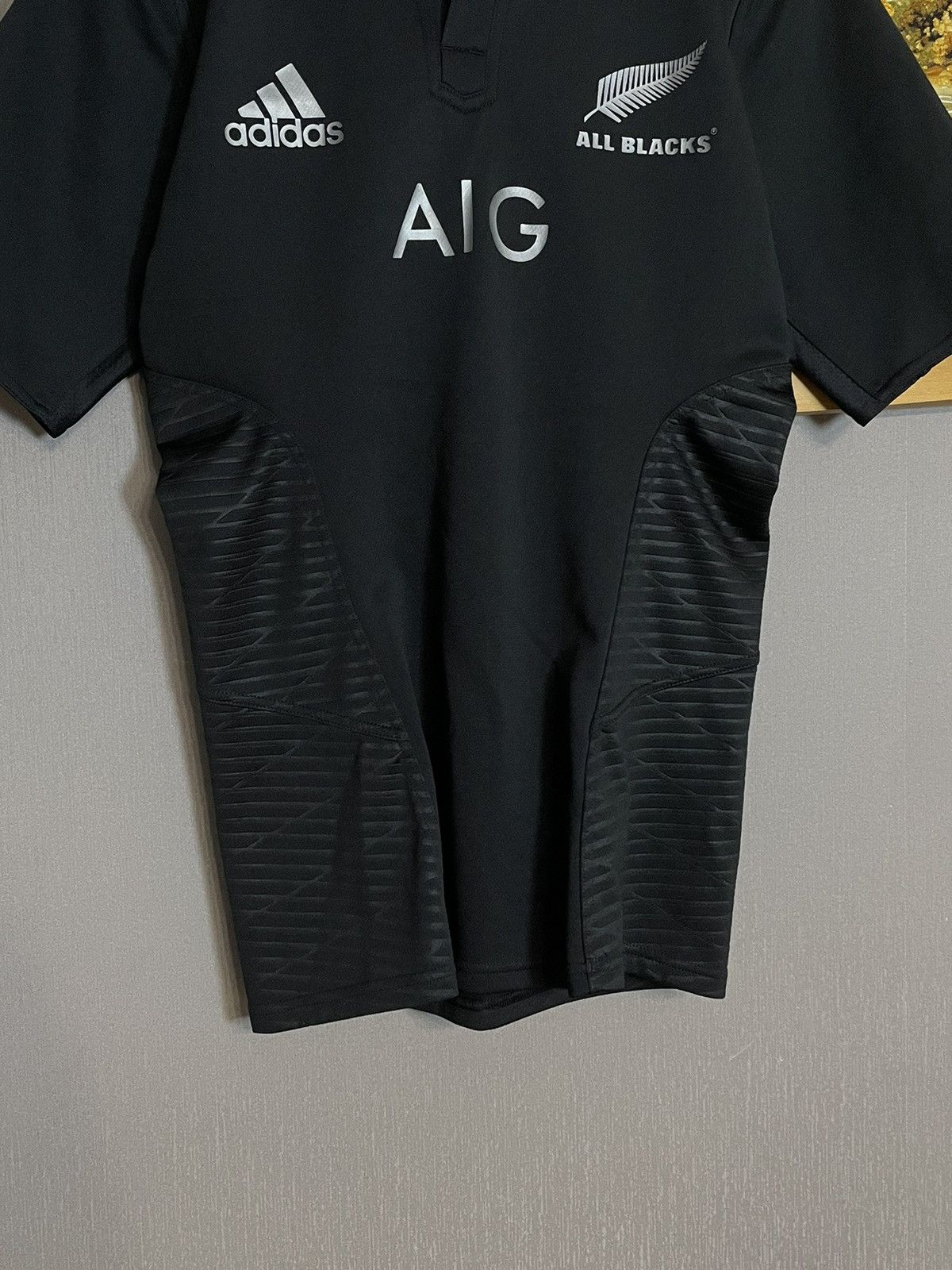 Adidas × All Blacks Vintage Adidas All Blacks New Zealand Rugby Jersey 2015 Size US L / EU 52-54 / 3 - 6 Thumbnail